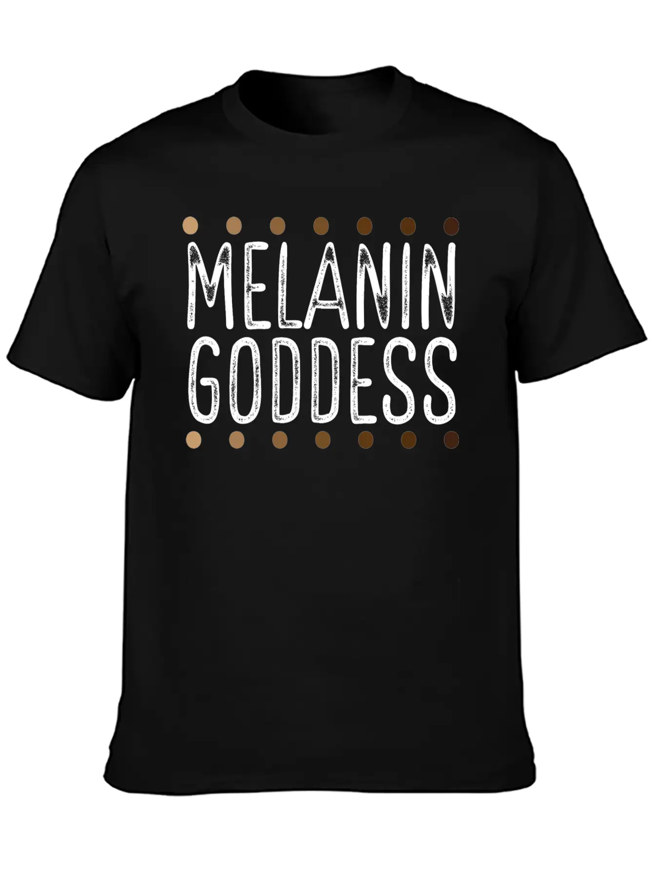 Melanin Goddess African American Melanin Poppin Breathable Graphic T-Shirt – Perfect For Casual Days