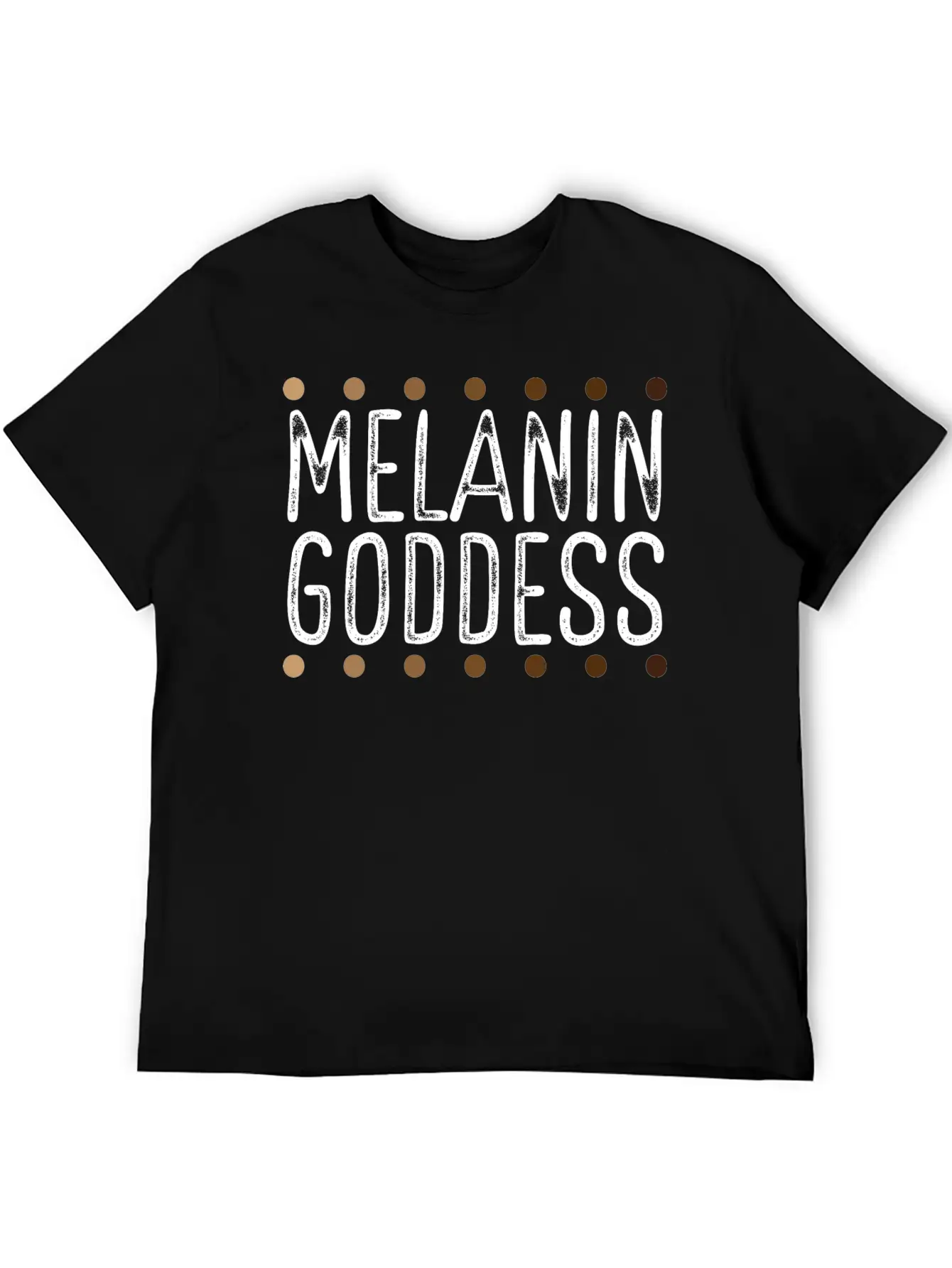 Melanin Goddess African American Melanin Poppin Breathable Graphic T-Shirt – Perfect For Casual Days