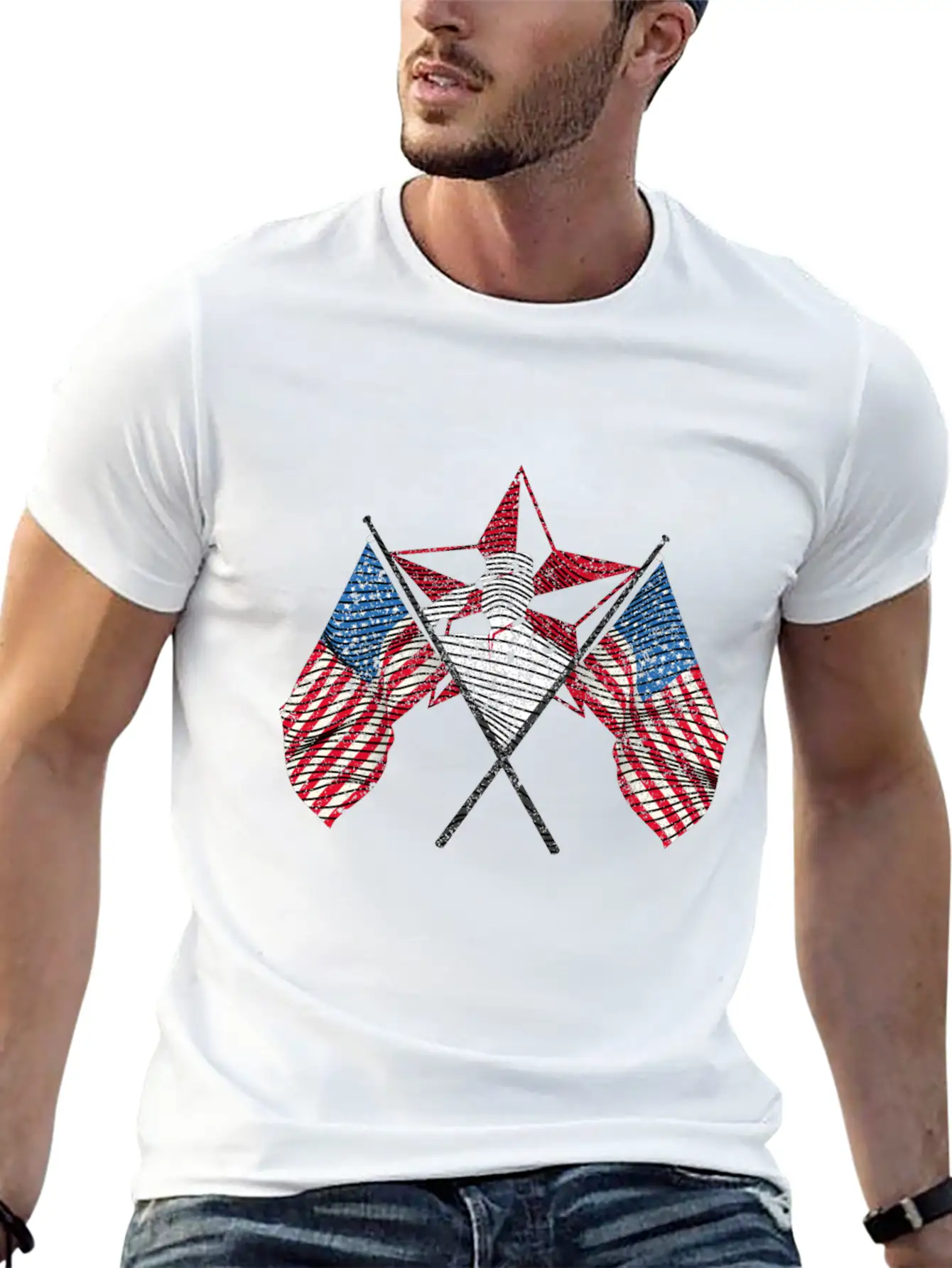 Memorial Day American Holiday Gift Ideas T-Shirt Breathable Graphic T-Shirt – Perfect For Casual Days