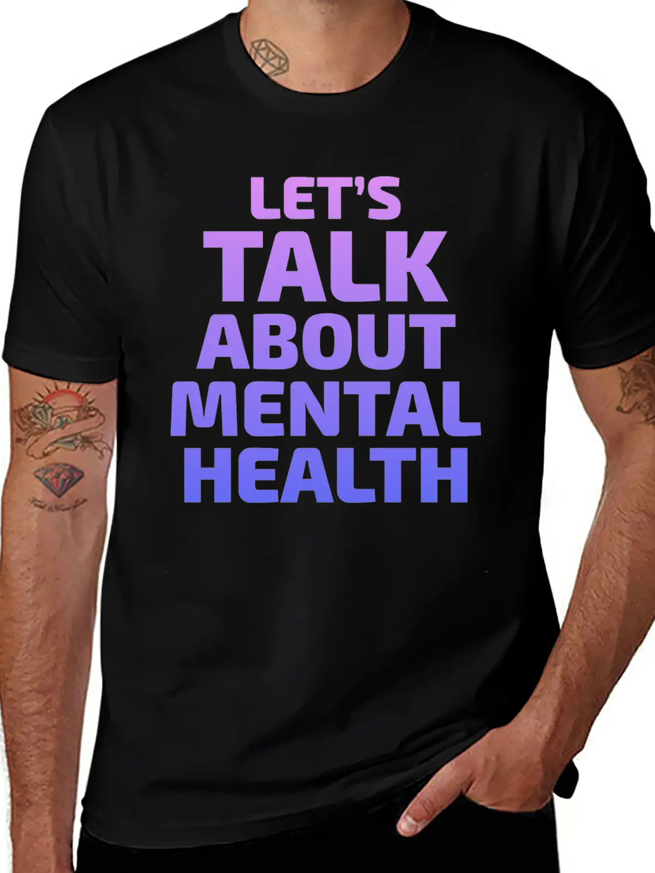 Mental Health Awareness Timeless Short Sleeve Tee – Comfy And Minimalist Design