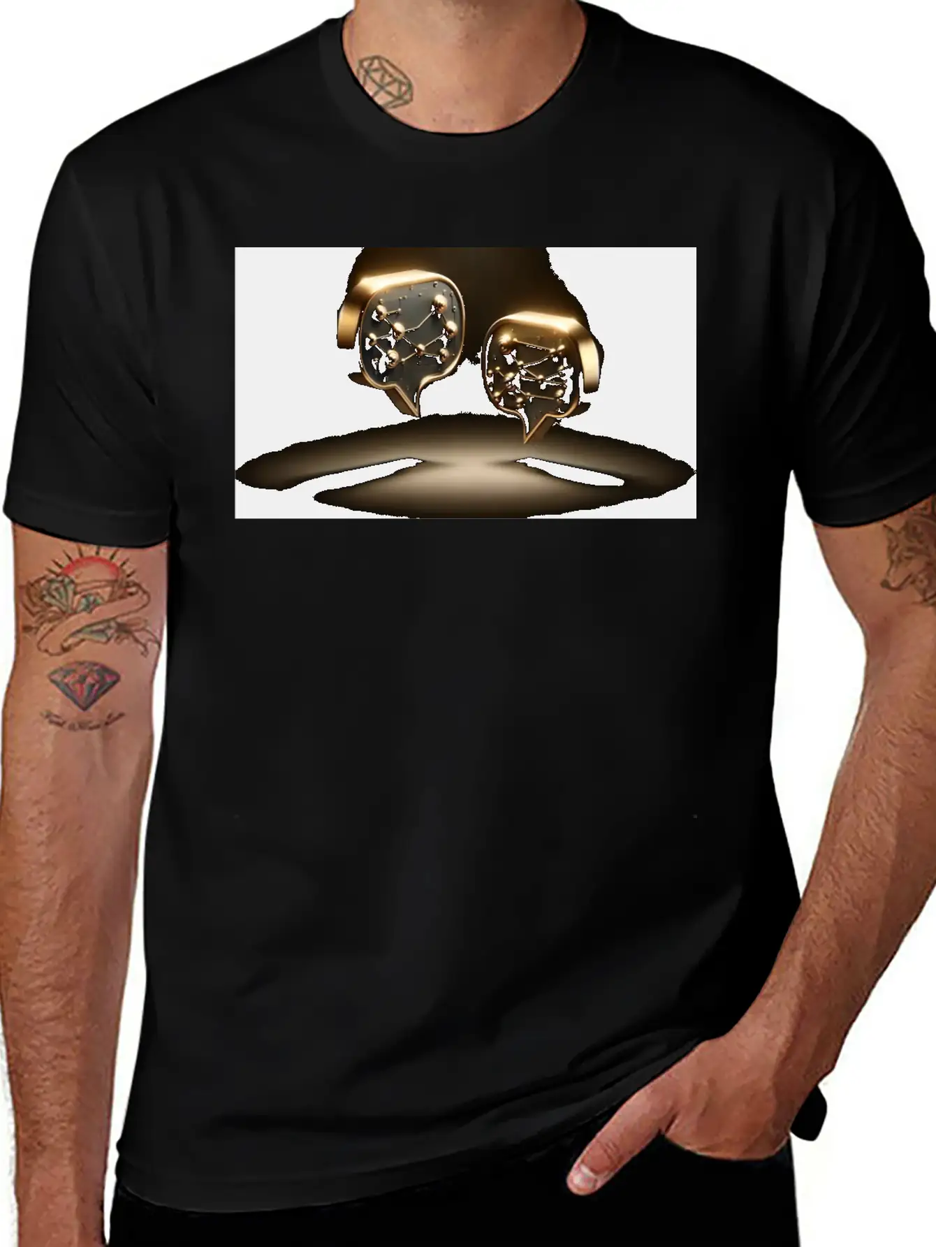 Modern Design Breathable Graphic T-Shirt – Perfect For Casual Days