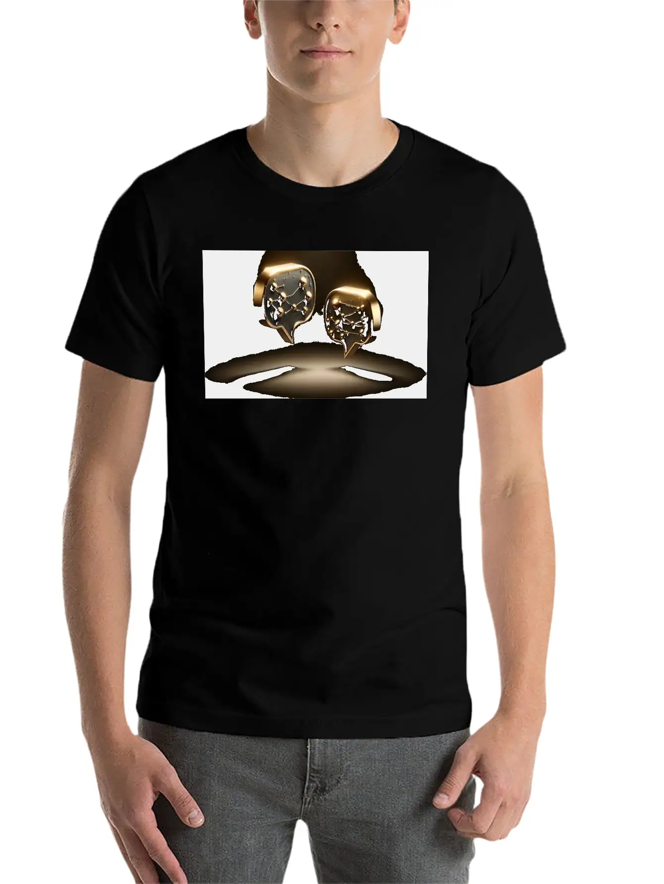 Modern Design Breathable Graphic T-Shirt – Perfect For Casual Days