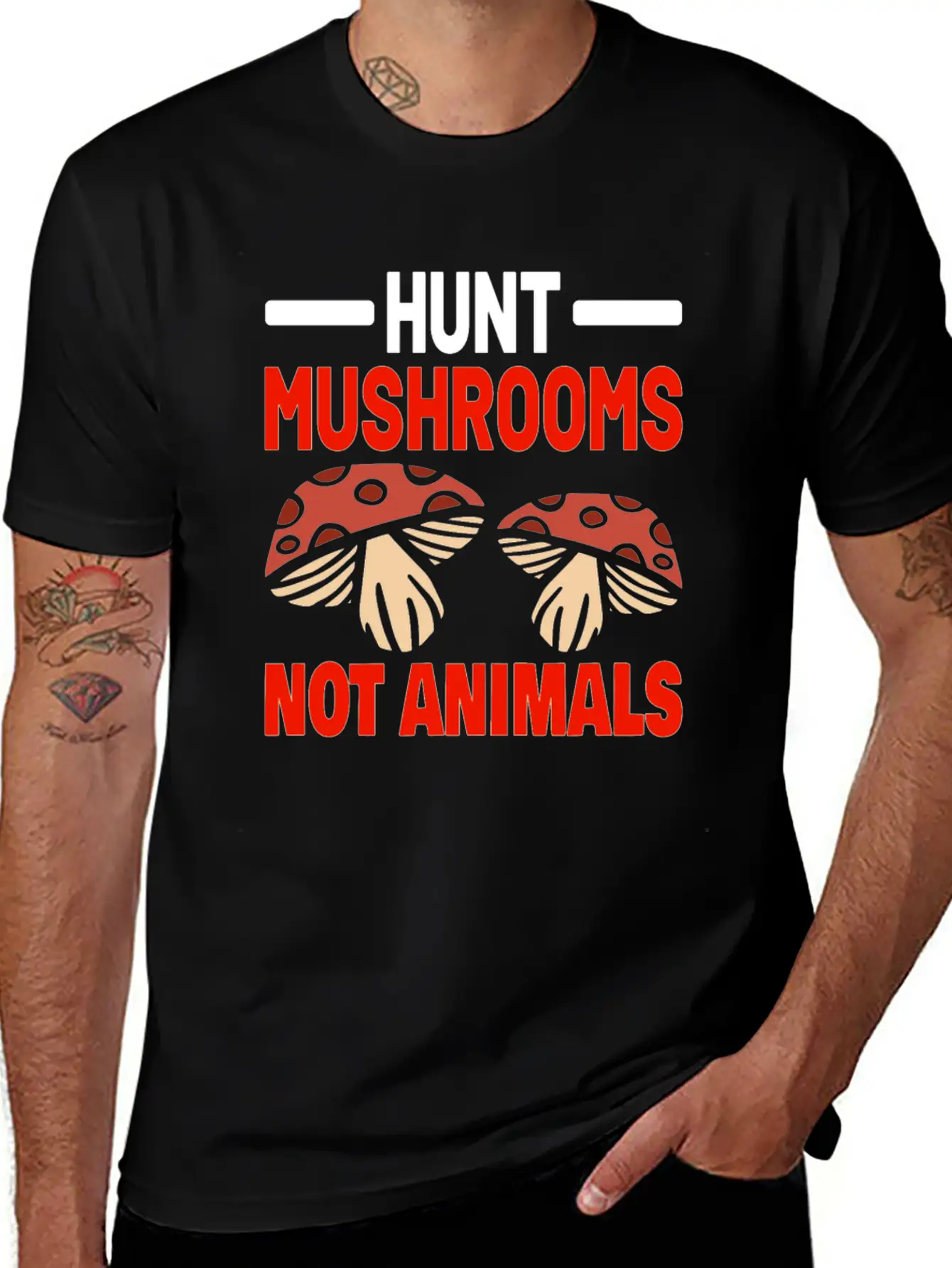 Mushroom Picker Mushroom Farmer Mushroom Basket Basic Graphic T-Shirt – Daily Comfort In Soft Cotton