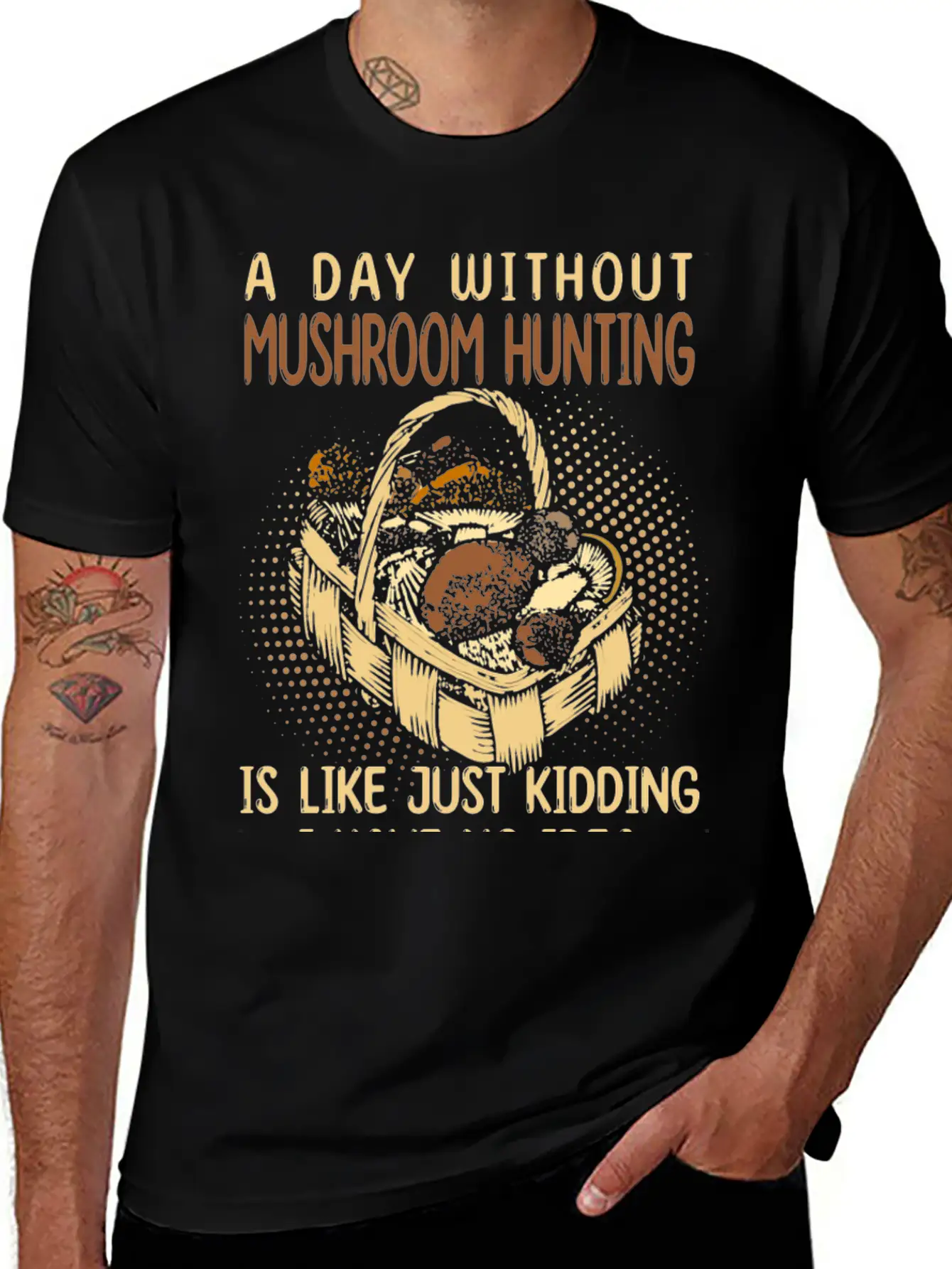 Mushroom Pickers Breathable Graphic T-Shirt – Perfect For Casual Days
