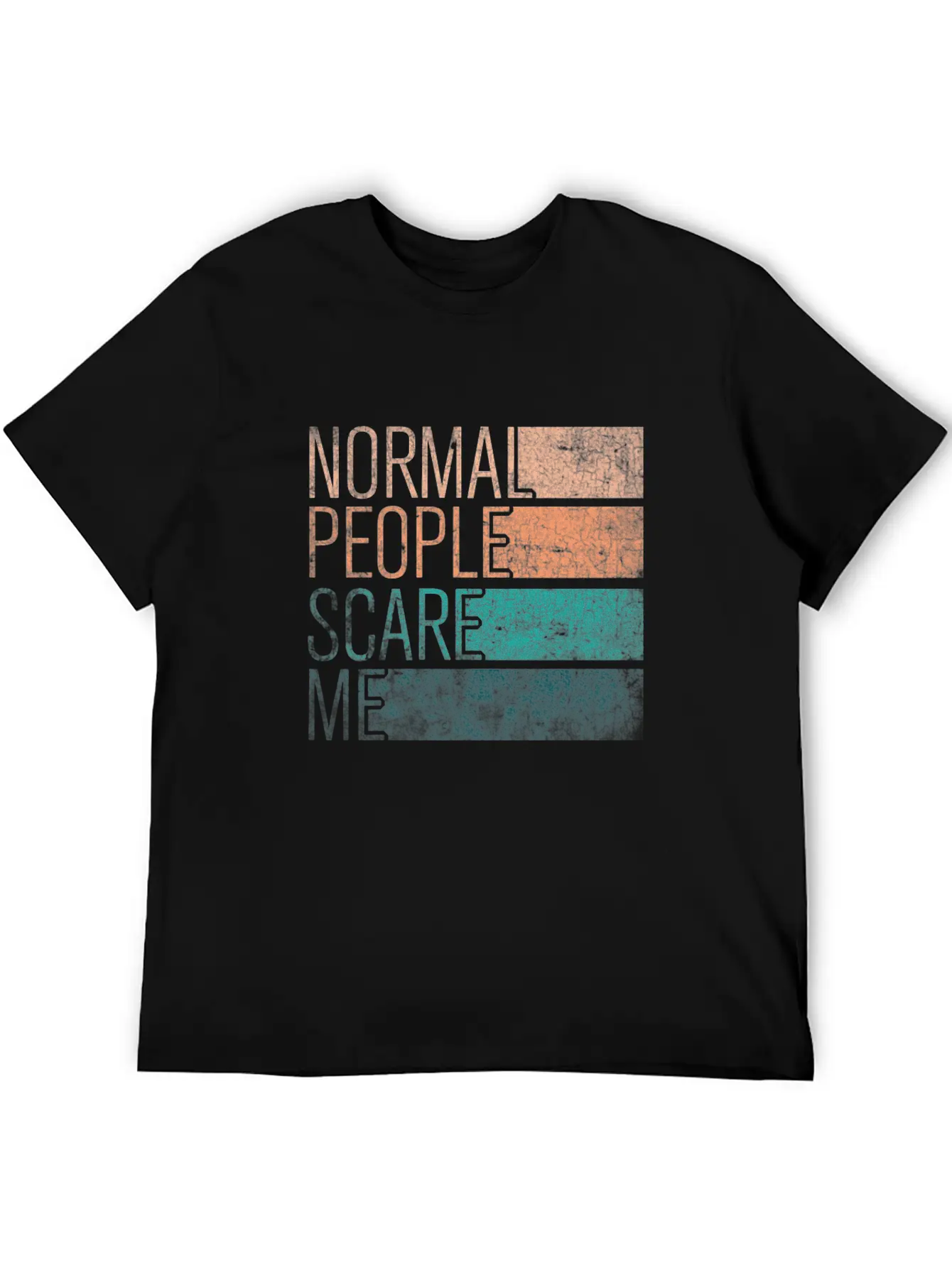 Normal People Scare Me Basic Graphic T-Shirt – Daily Comfort In Soft Cotton