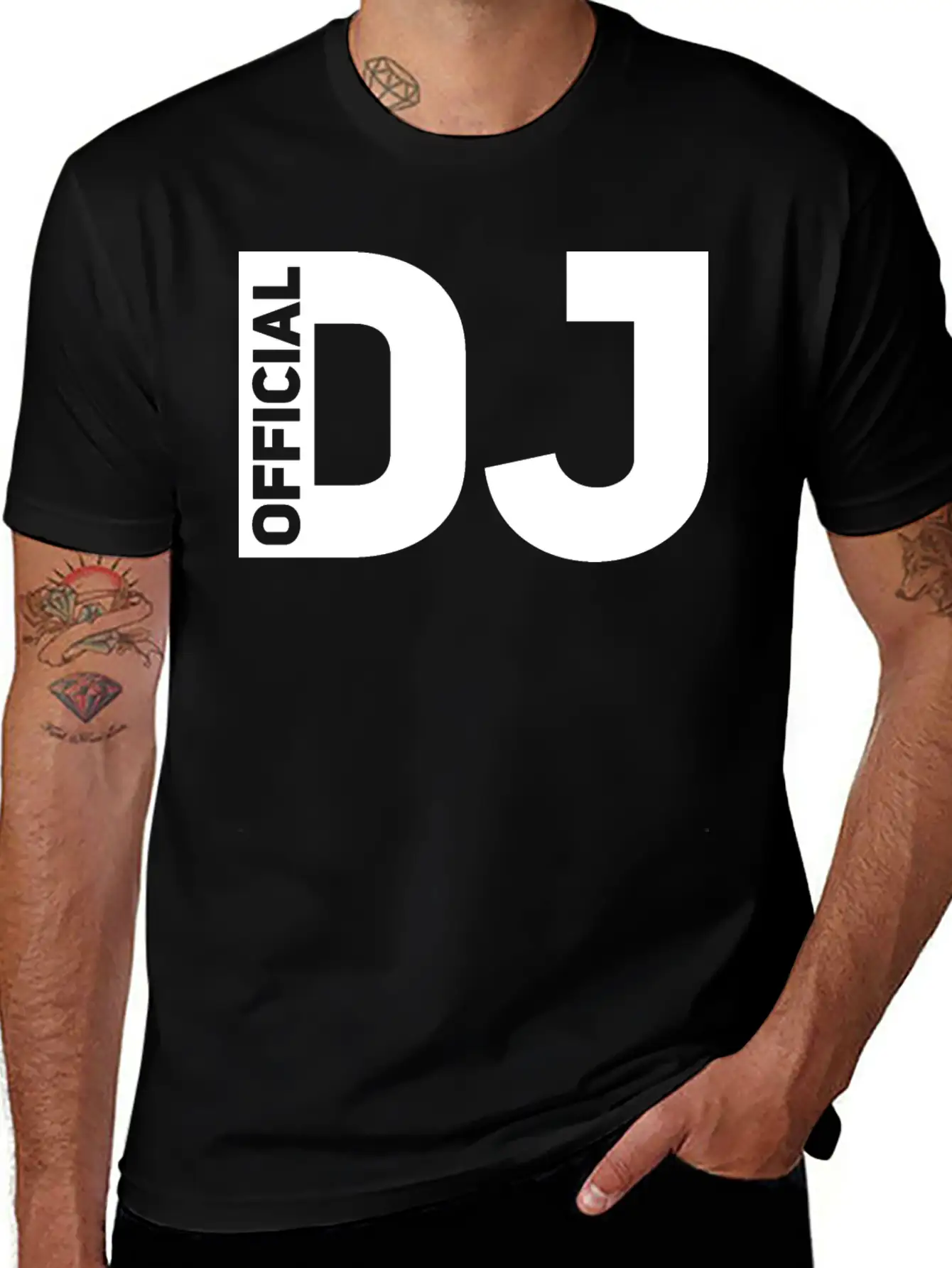Official DJ Basic Graphic T-Shirt – Daily Comfort In Soft Cotton
