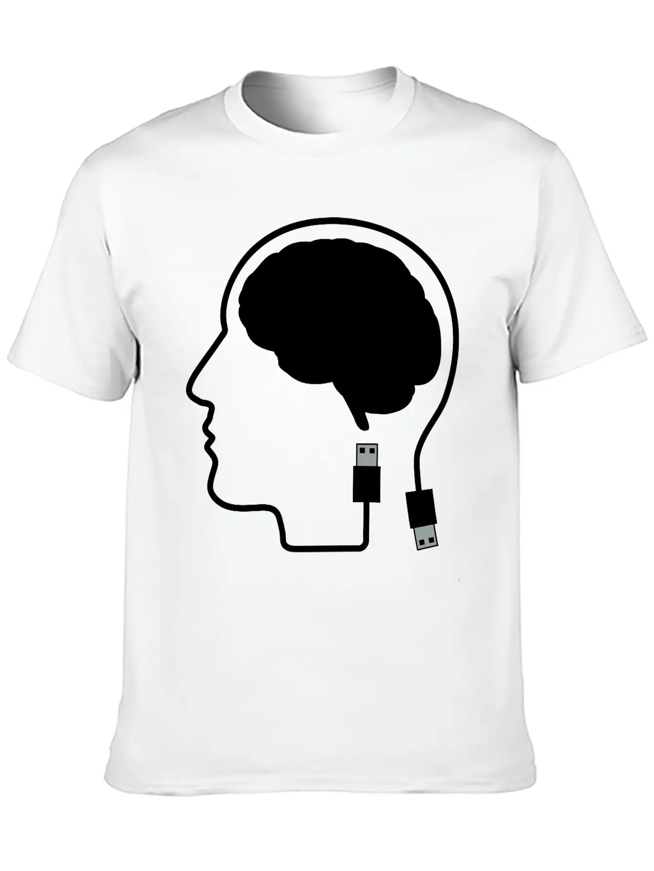 Plugged In Breathable Graphic T-Shirt – Perfect For Casual Days