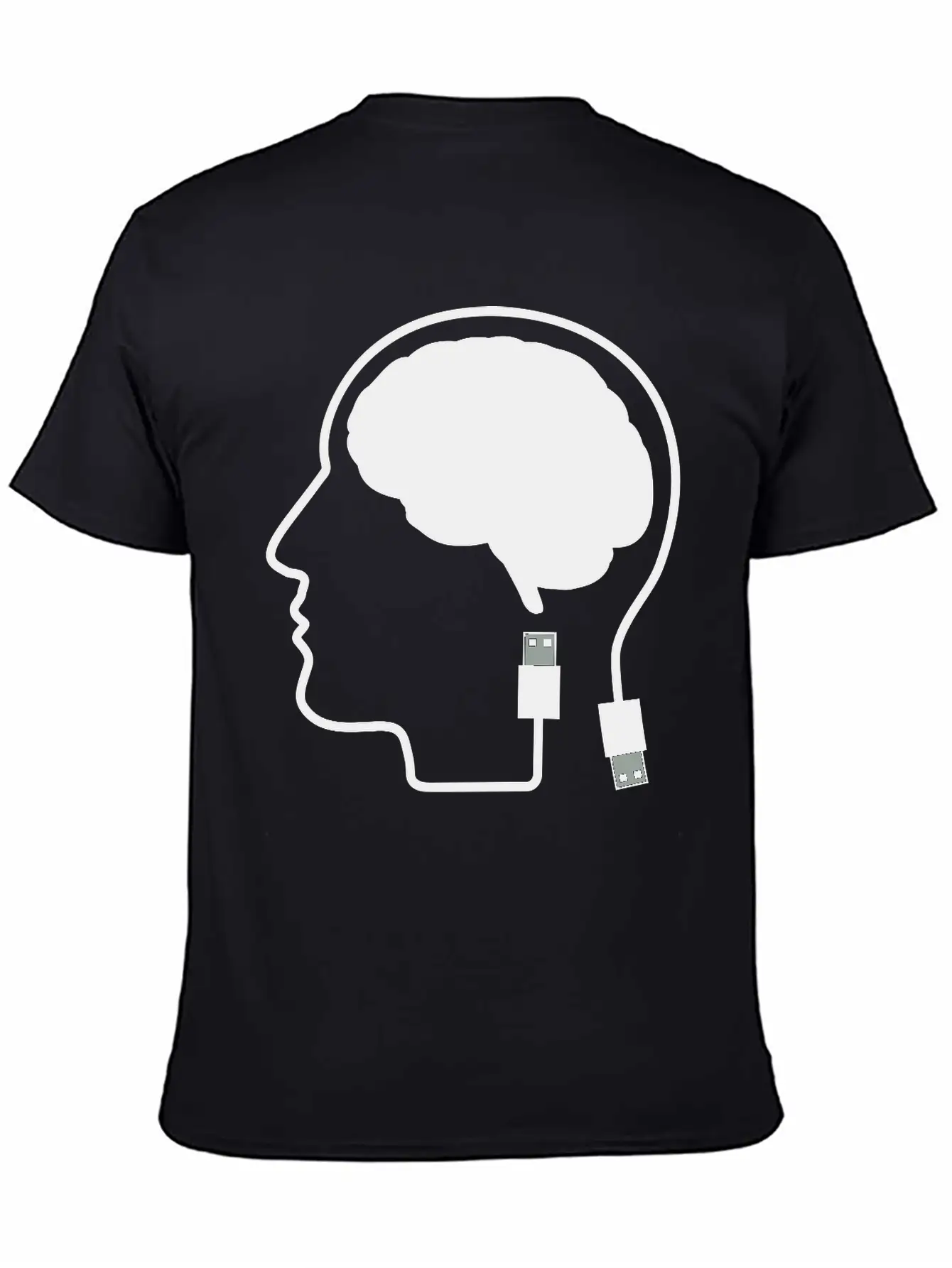Plugged In Breathable Graphic T-Shirt – Perfect For Casual Days