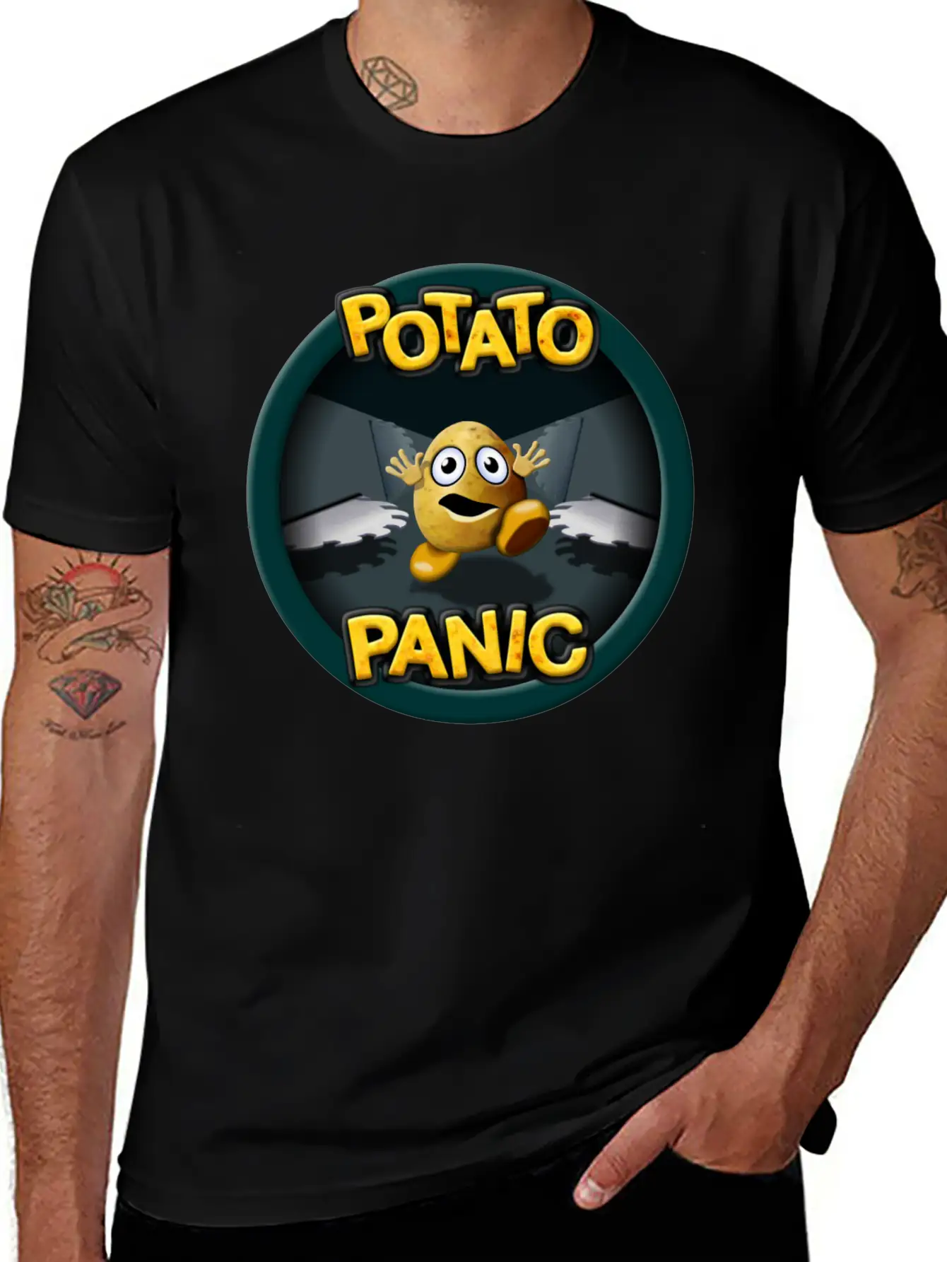 Potato Panic Timeless Short Sleeve Tee – Comfy And Minimalist Design