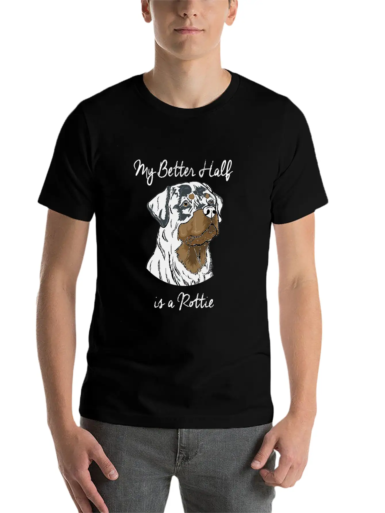 Rottweiler Basic Graphic T-Shirt – Daily Comfort In Soft Cotton