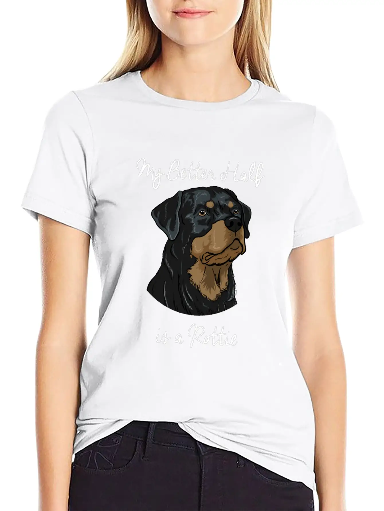 Rottweiler Basic Graphic T-Shirt – Daily Comfort In Soft Cotton