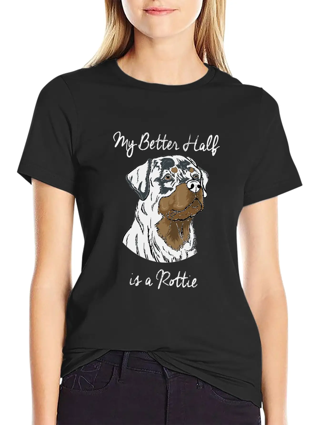 Rottweiler Basic Graphic T-Shirt – Daily Comfort In Soft Cotton