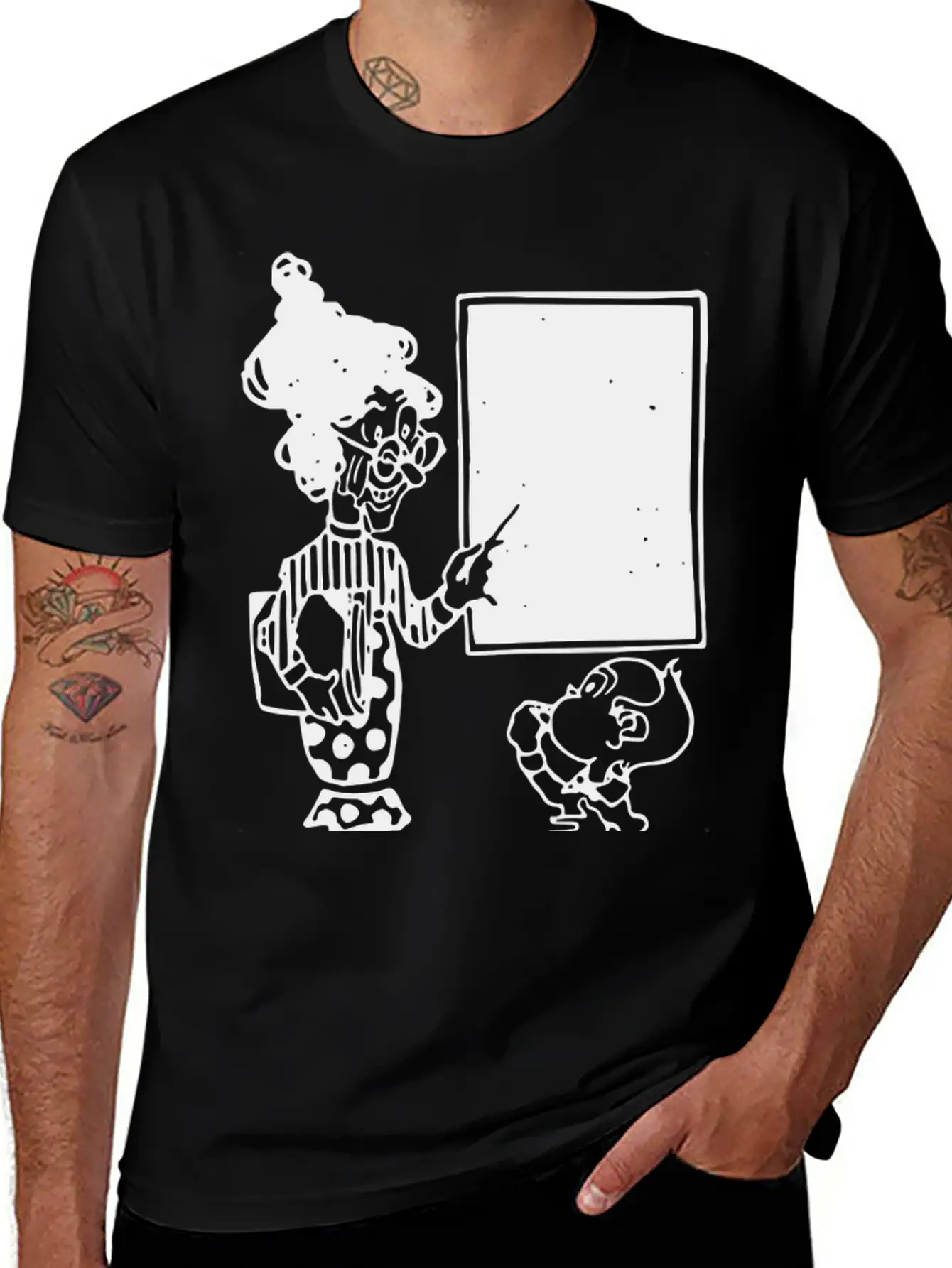 School Schule Lernen Teacher Lehrer Pencil Stift P Basic Graphic T-Shirt – Daily Comfort In Soft Cotton