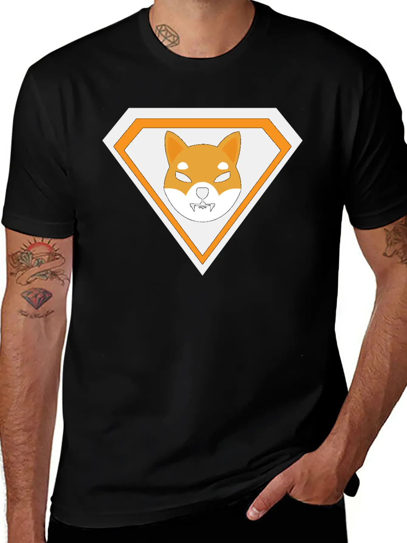 Shiba Inu Super Shiba Basic Graphic T-Shirt – Daily Comfort In Soft Cotton