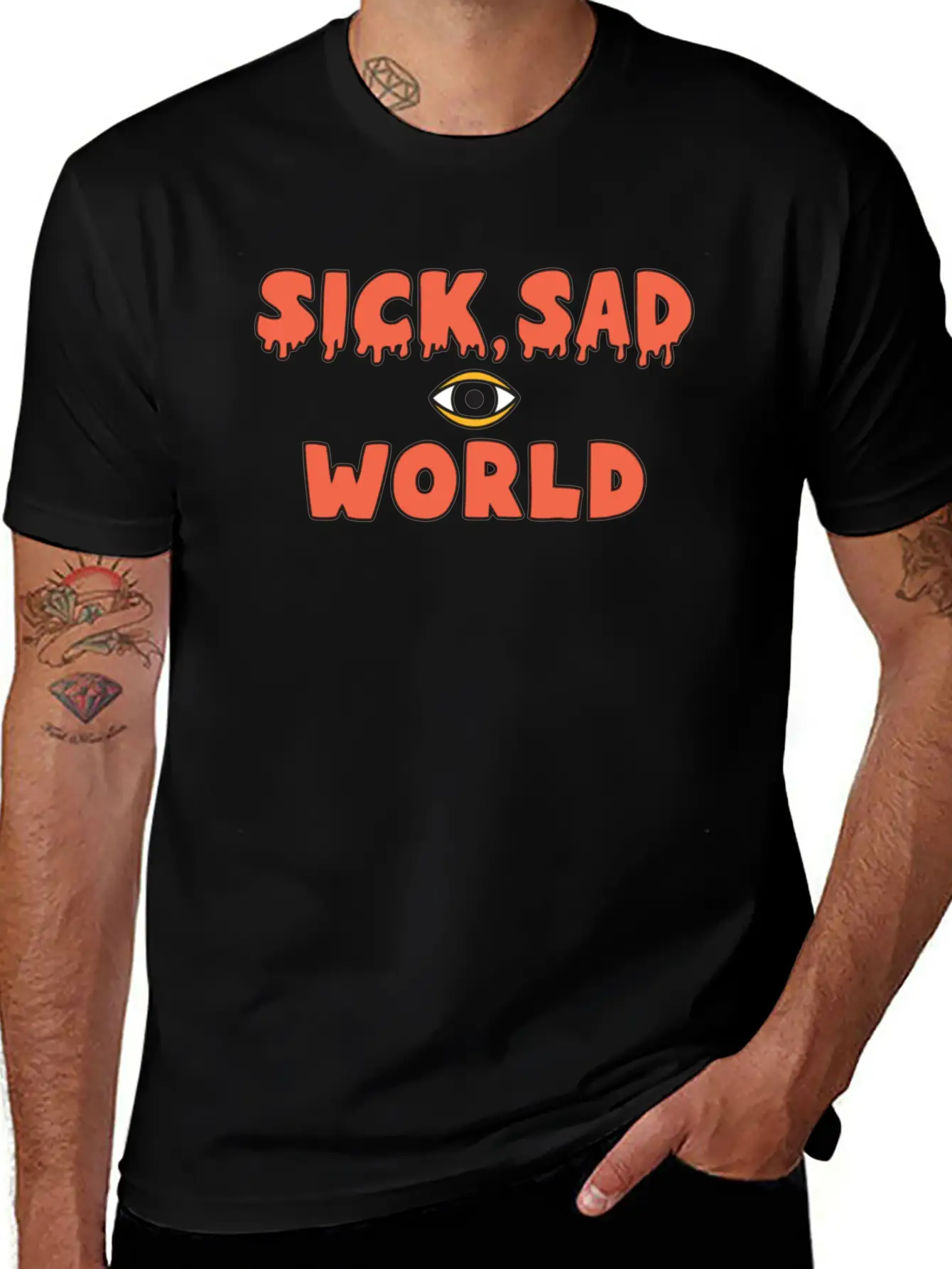 Sick Sad World Timeless Short Sleeve Tee – Comfy And Minimalist Design