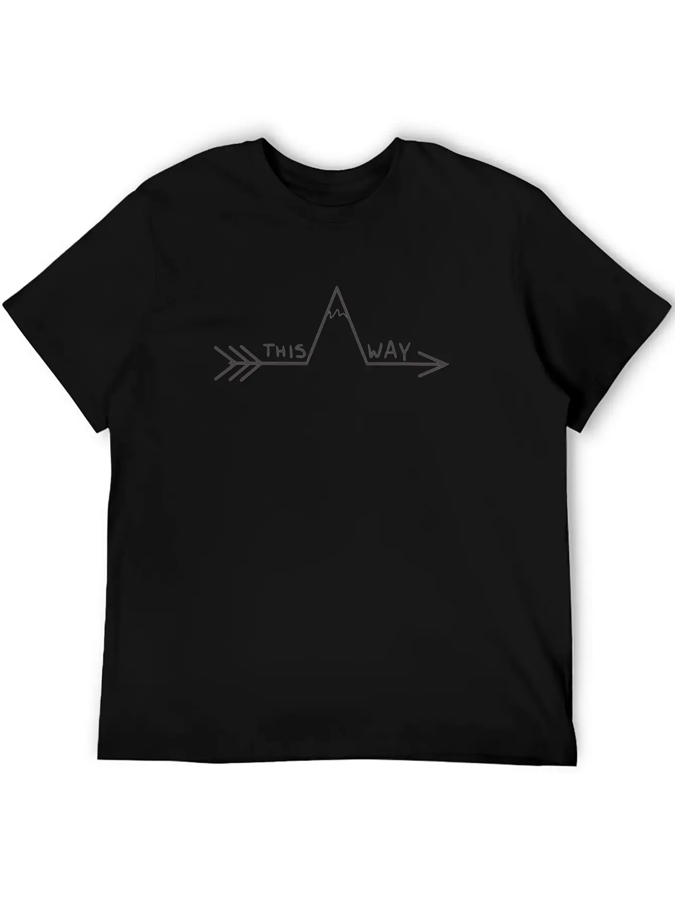 Signpost This Way Basic Graphic T-Shirt – Daily Comfort In Soft Cotton