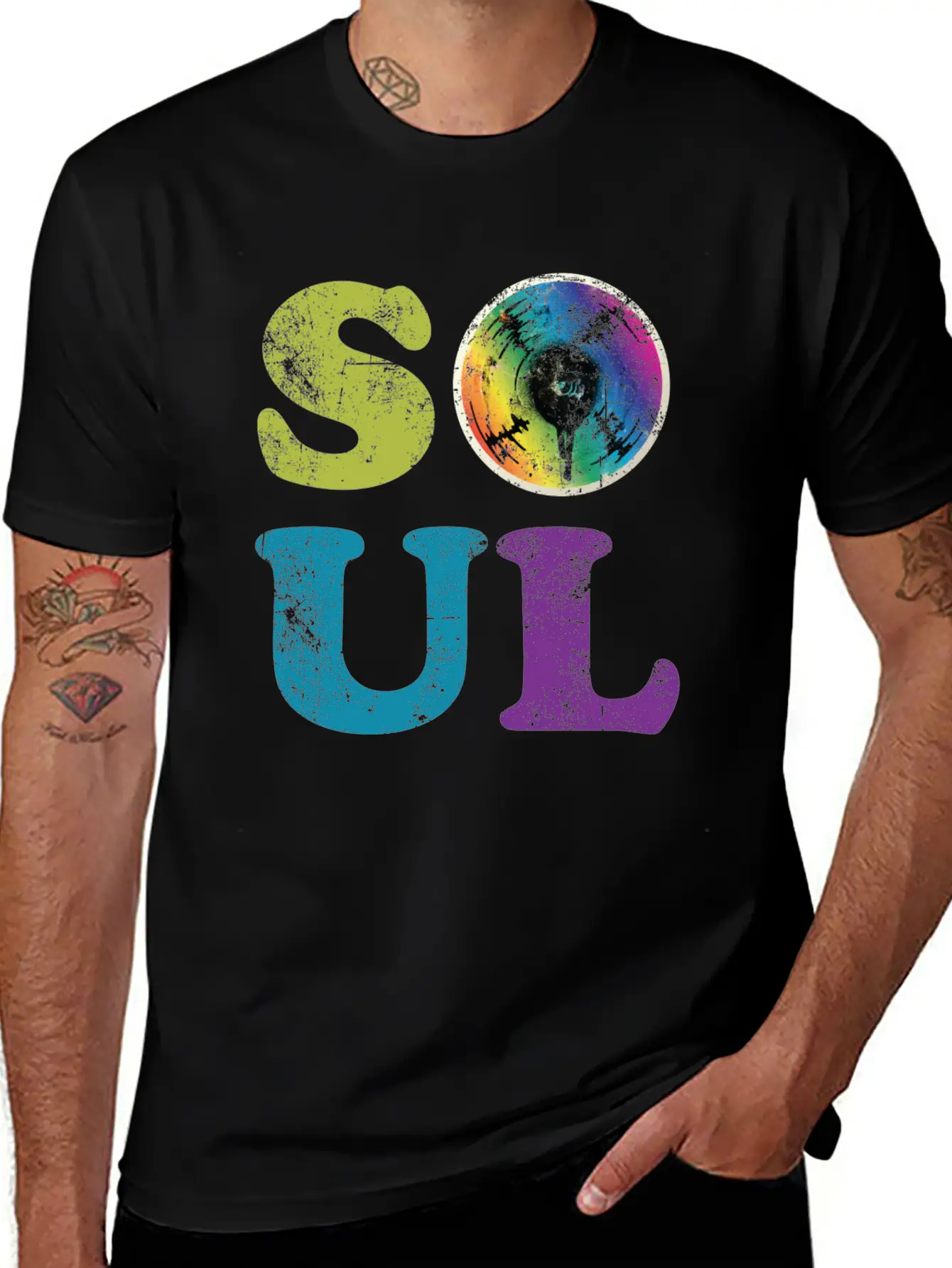 Soul Retro Breathable Graphic T-Shirt – Perfect For Casual Days