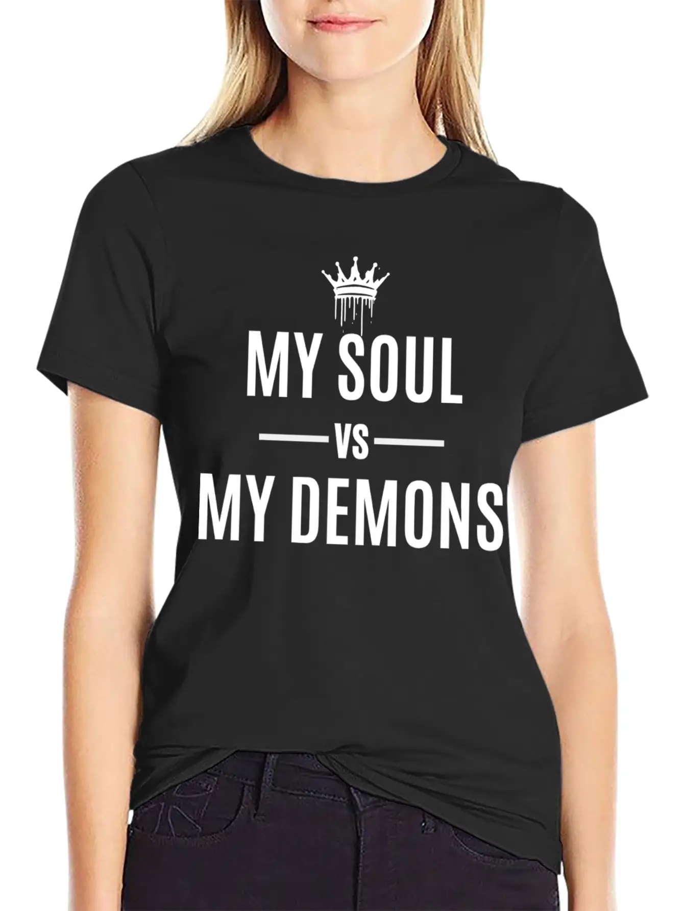 Soul V Demons Basic Graphic T-Shirt – Daily Comfort In Soft Cotton
