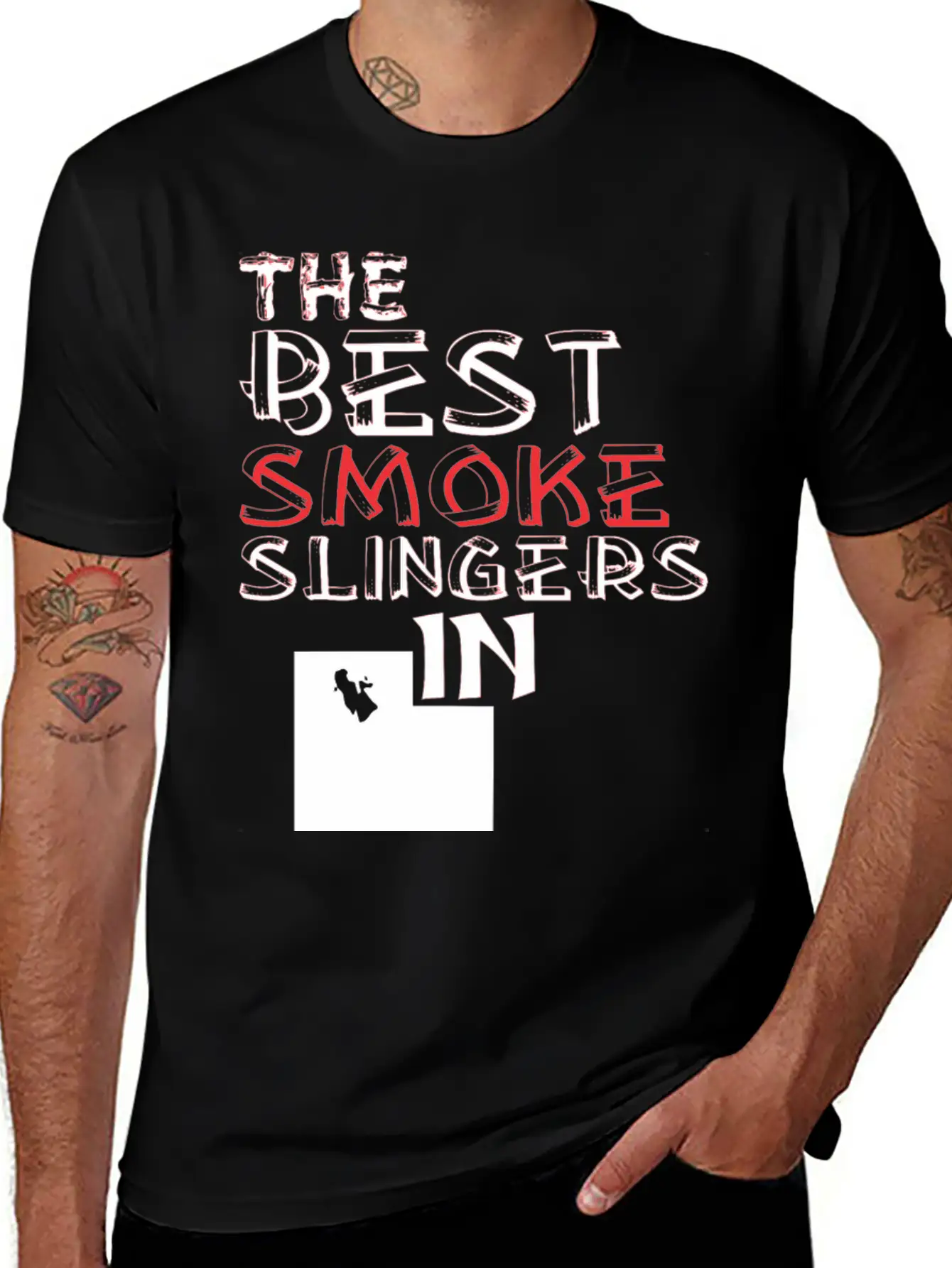 The Best Smoke Slingers In Utah Barbecue Timeless Short Sleeve Tee – Comfy And Minimalist Design
