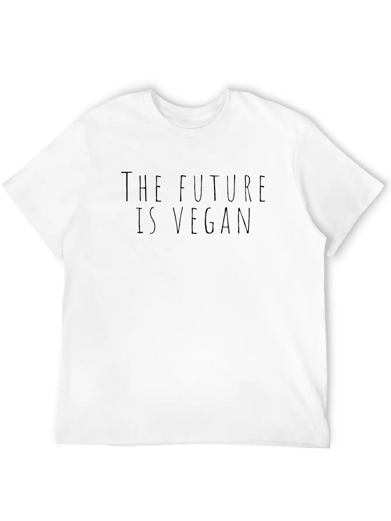 The Future Is Vegan Gift For Friend Vegetarian Basic Graphic T-Shirt – Daily Comfort In Soft Cotton
