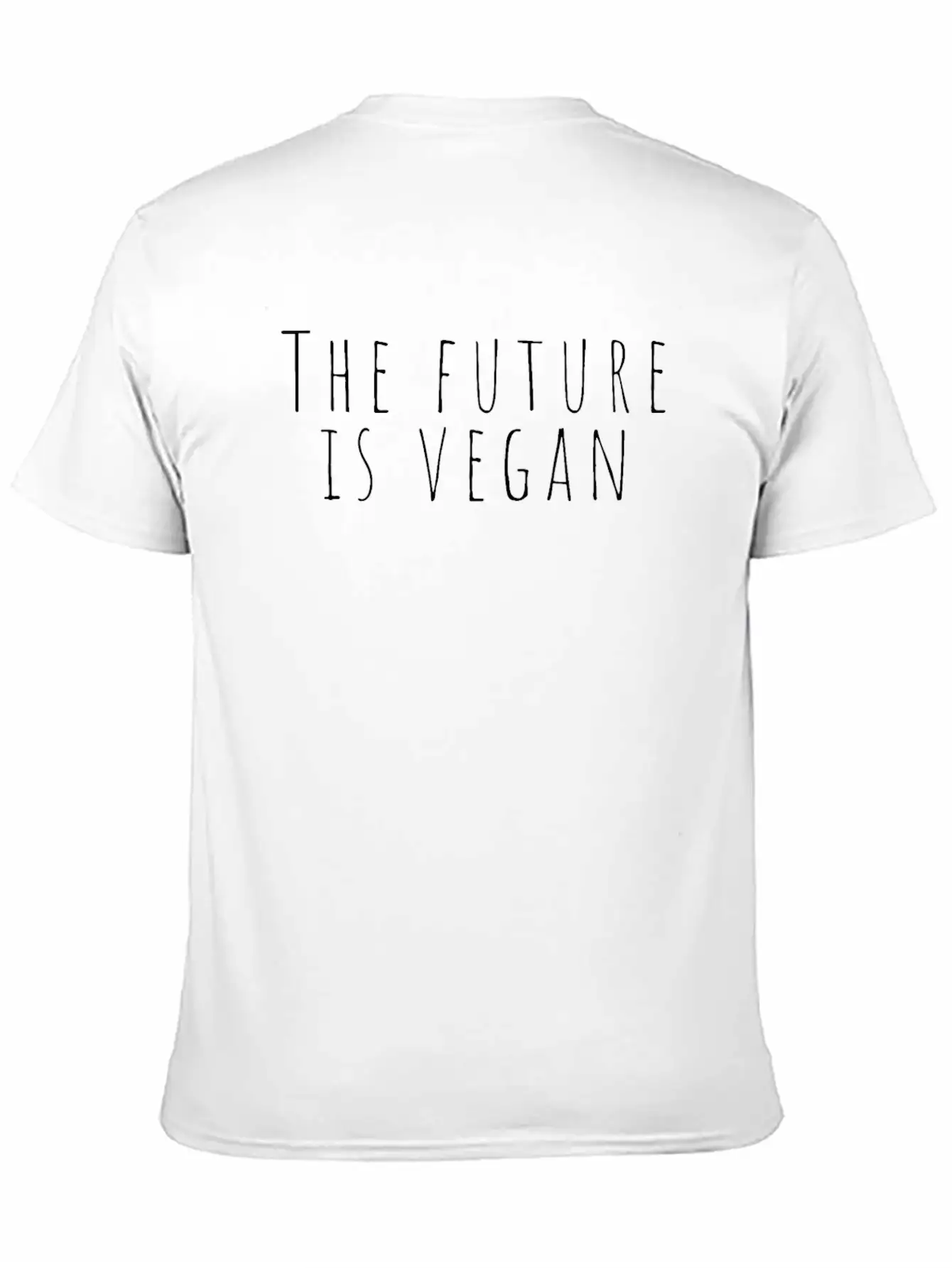 The Future Is Vegan Gift For Friend Vegetarian Basic Graphic T-Shirt – Daily Comfort In Soft Cotton