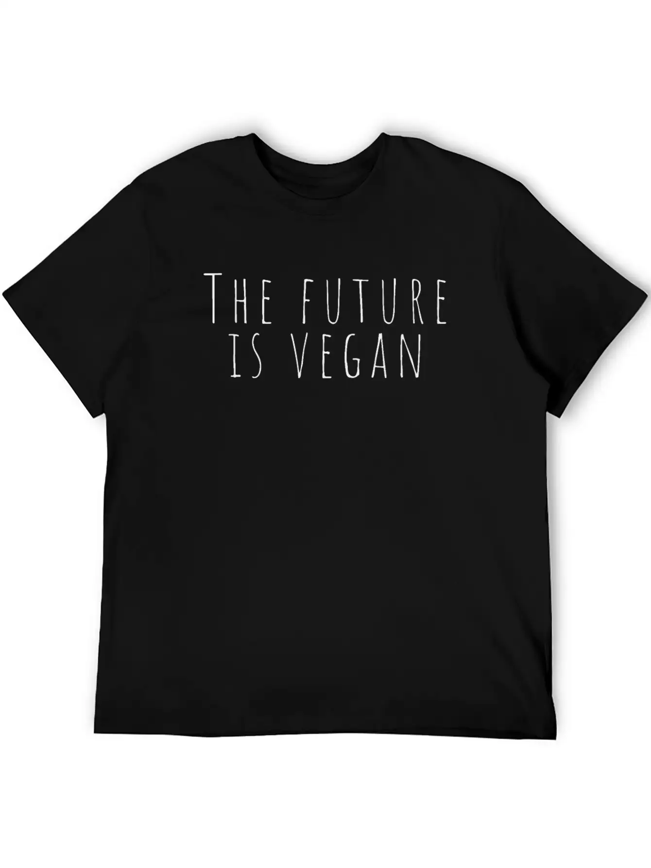 The Future Is Vegan Gift For Friend Vegetarian Basic Graphic T-Shirt – Daily Comfort In Soft Cotton
