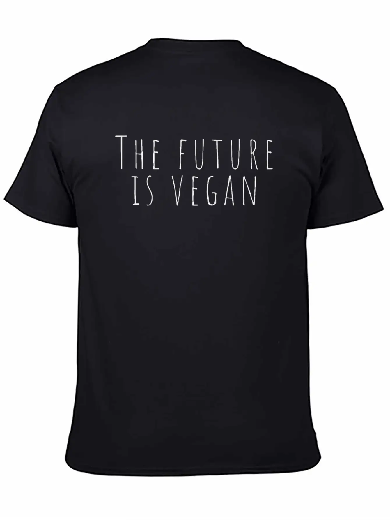 The Future Is Vegan Gift For Friend Vegetarian Basic Graphic T-Shirt – Daily Comfort In Soft Cotton