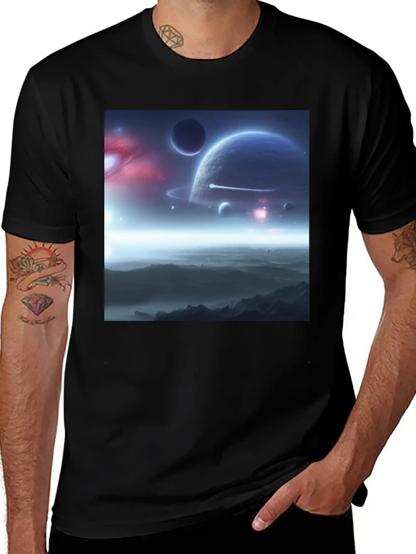 The Great Universe Breathable Graphic T-Shirt – Perfect For Casual Days