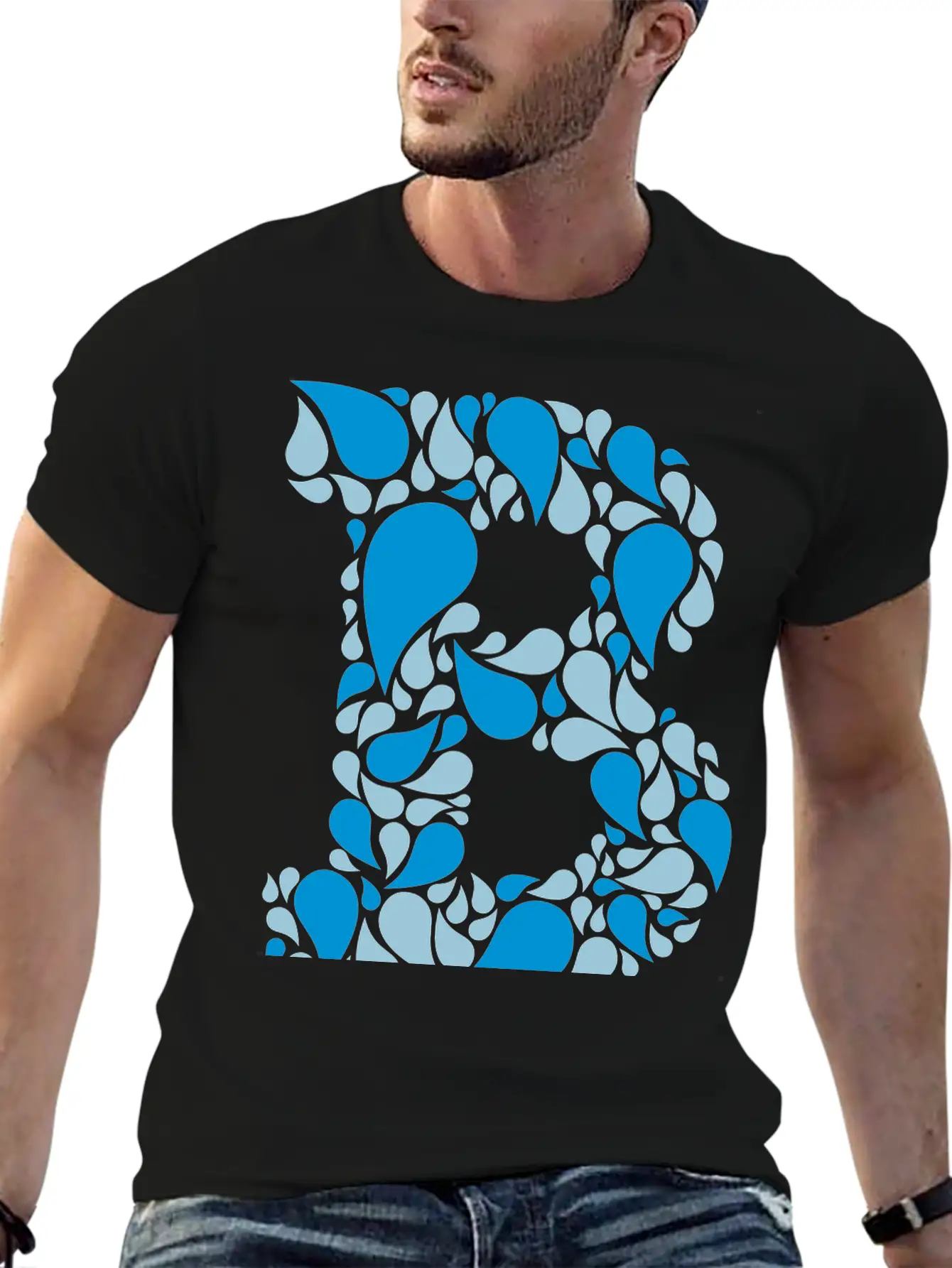 The Letter B Breathable Graphic T-Shirt – Perfect For Casual Days