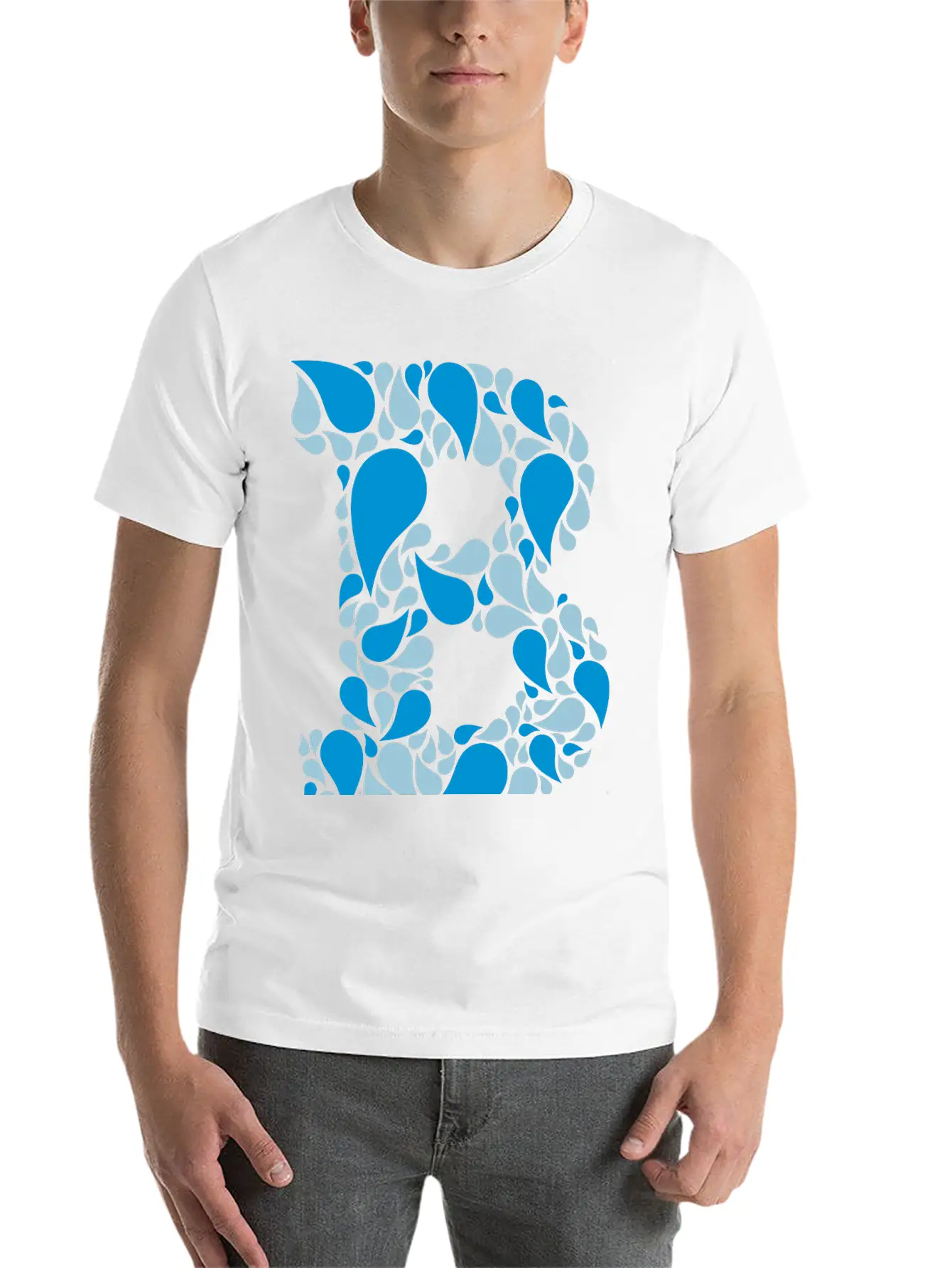 The Letter B Breathable Graphic T-Shirt – Perfect For Casual Days