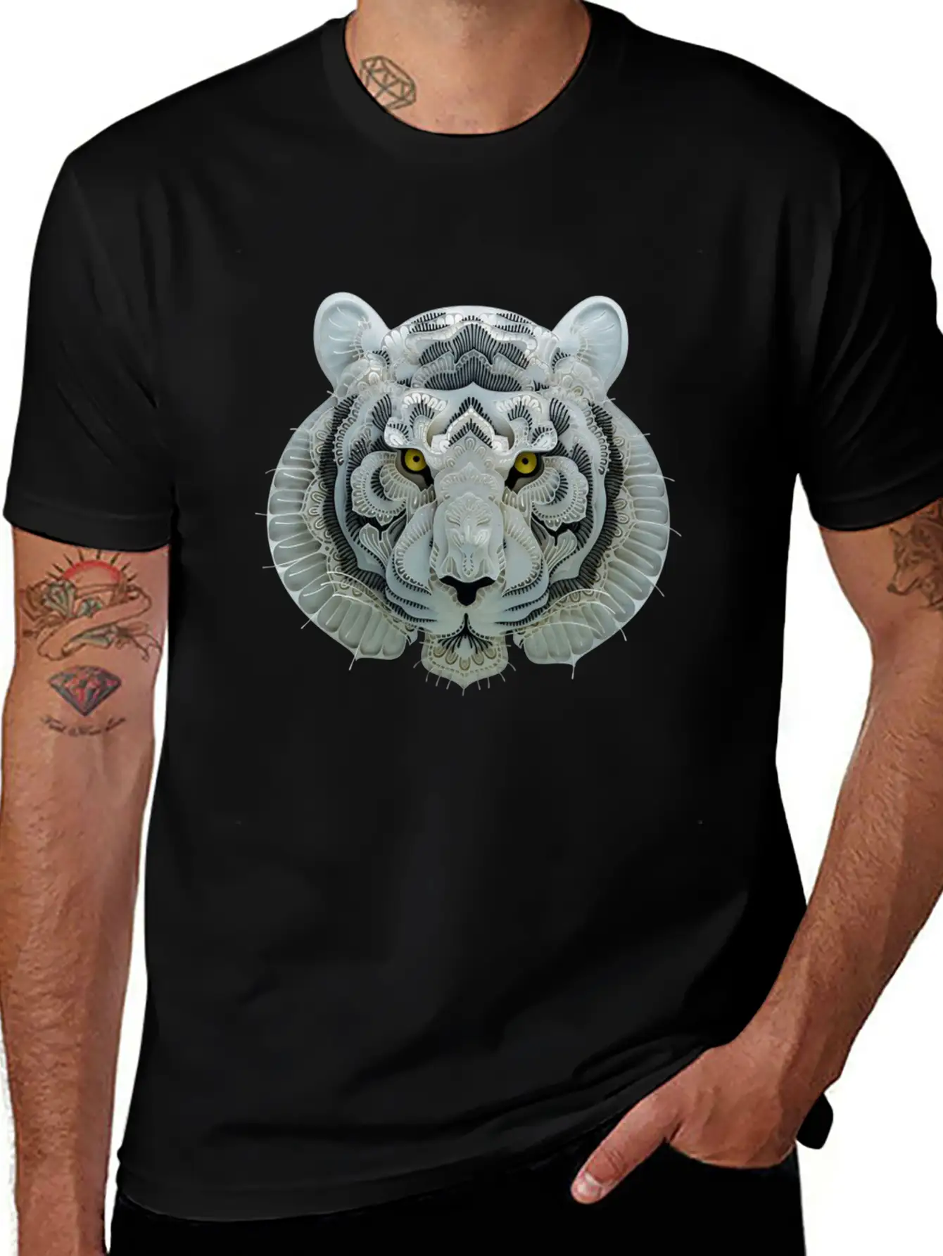 Tiger Basic Graphic T-Shirt – Daily Comfort In Soft Cotton