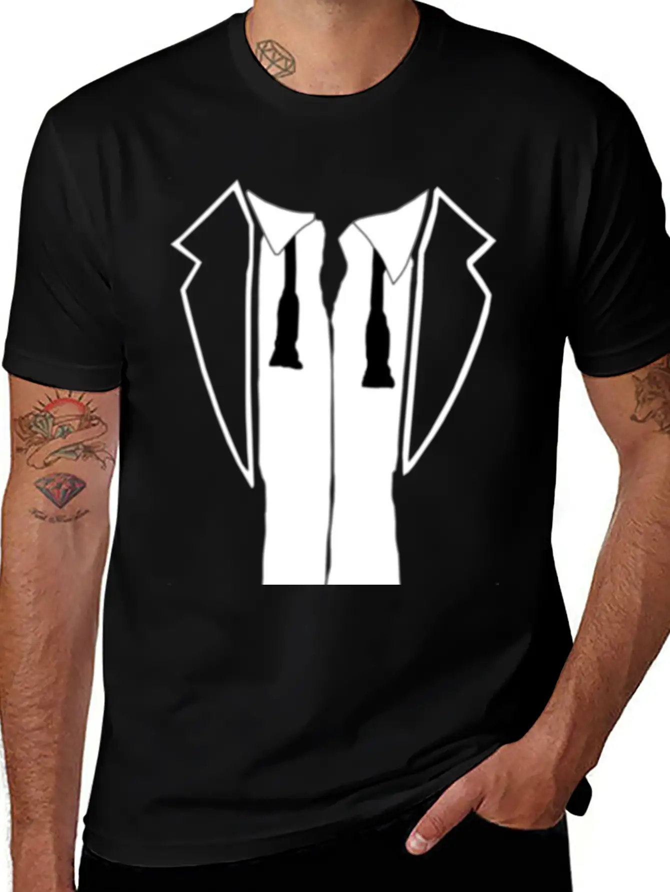 TUXEDO SMOKING SHIRT Breathable Graphic T-Shirt – Perfect For Casual Days