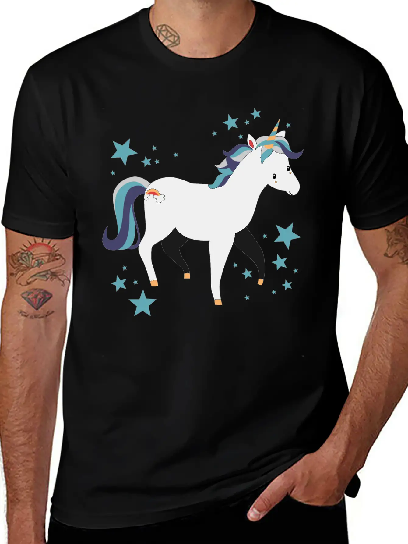 Unicorn Breathable Graphic T-Shirt – Perfect For Casual Days