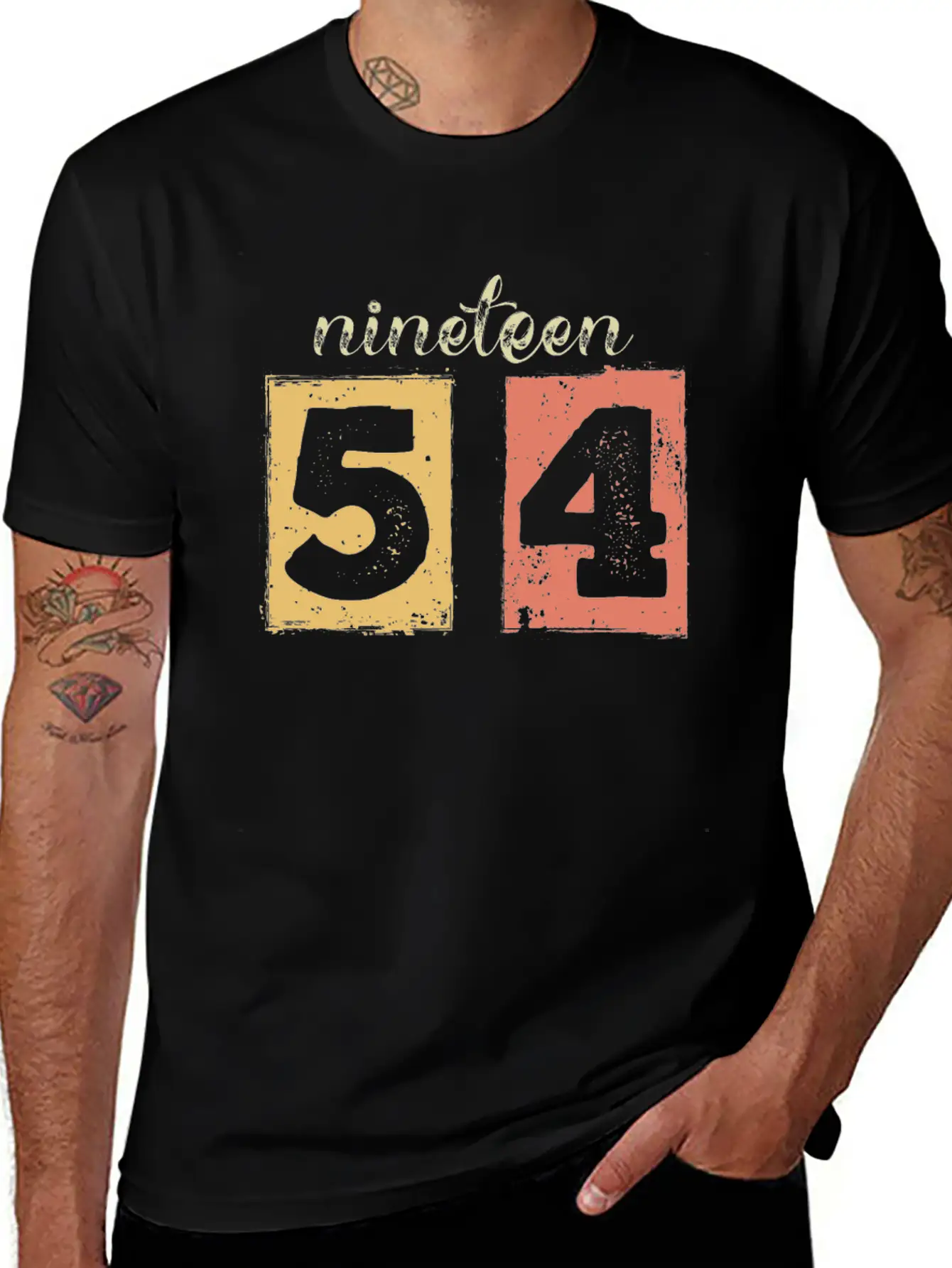 Vintage Birthday 1954 Vintage Breathable Graphic T-Shirt – Perfect For Casual Days