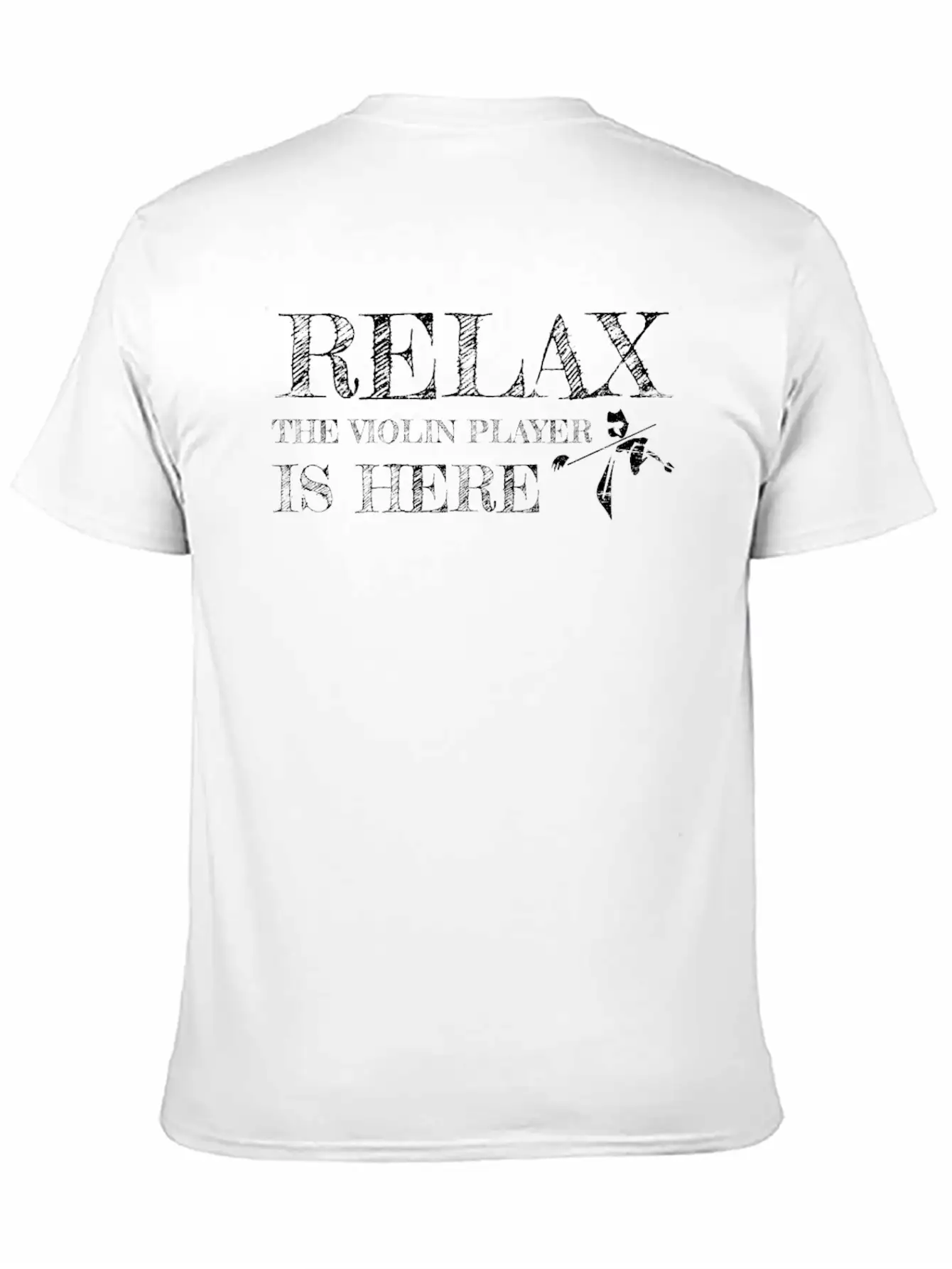 Violin Musician Basic Graphic T-Shirt – Daily Comfort In Soft Cotton