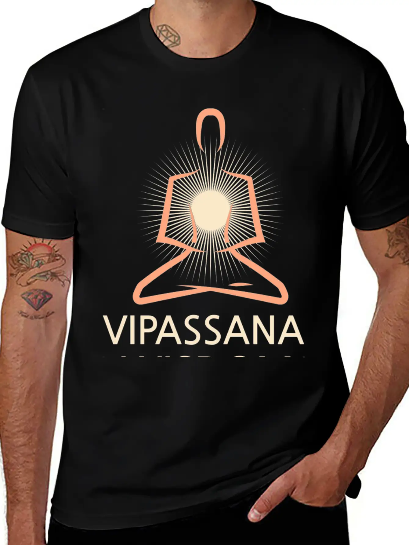 Vipassana Wisdom Timeless Short Sleeve Tee – Comfy And Minimalist Design