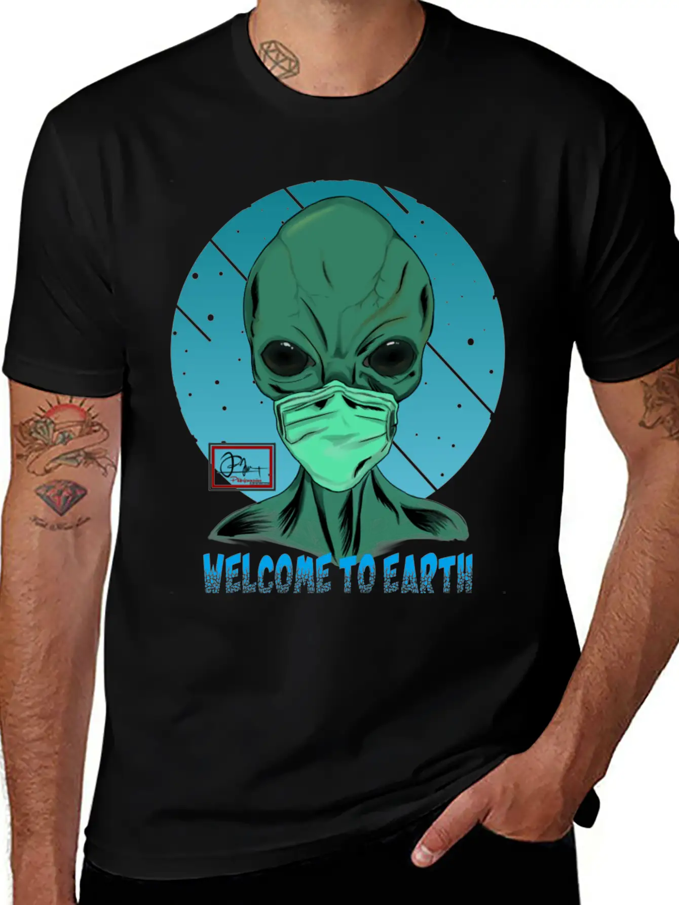 Welcome To Earth Breathable Graphic T-Shirt – Perfect For Casual Days