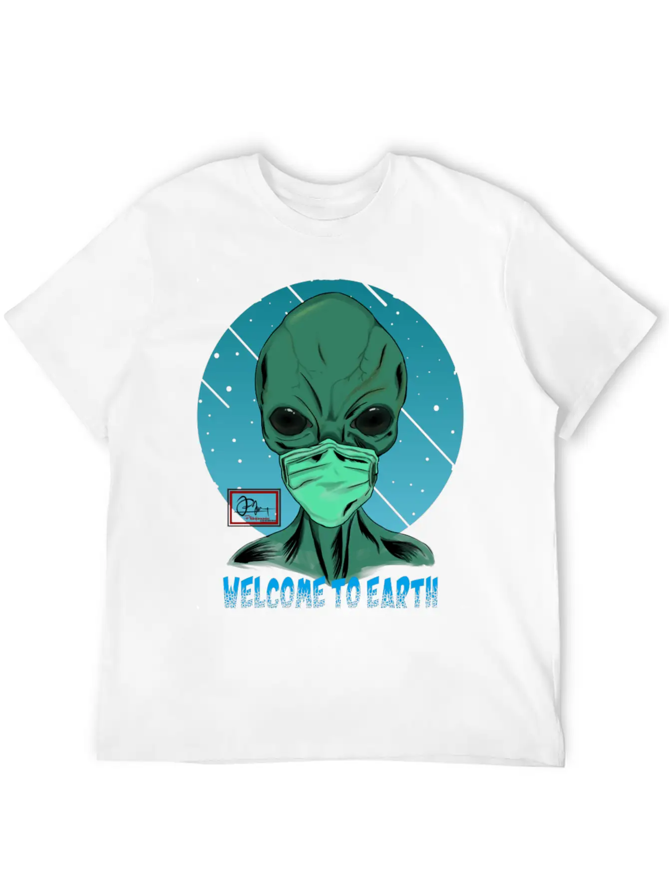Welcome To Earth Breathable Graphic T-Shirt – Perfect For Casual Days