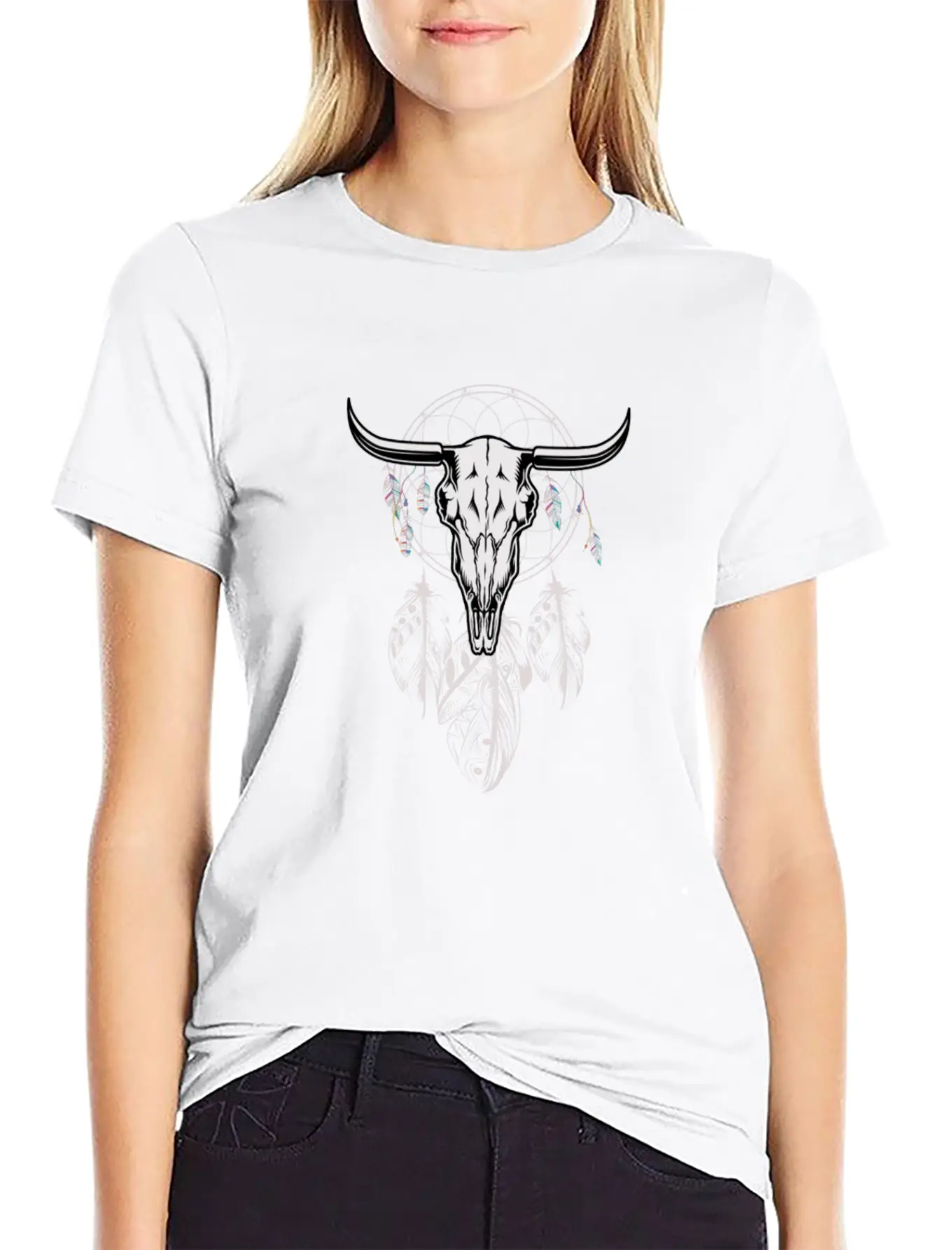 Western, Western Boho, Butterflies Basic Graphic T-Shirt – Daily Comfort In Soft Cotton