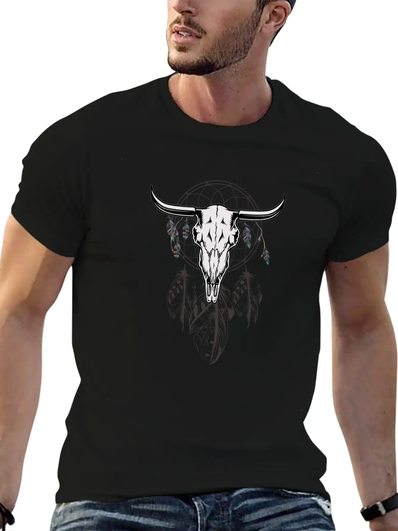 Western, Western Boho, Butterflies Basic Graphic T-Shirt – Daily Comfort In Soft Cotton