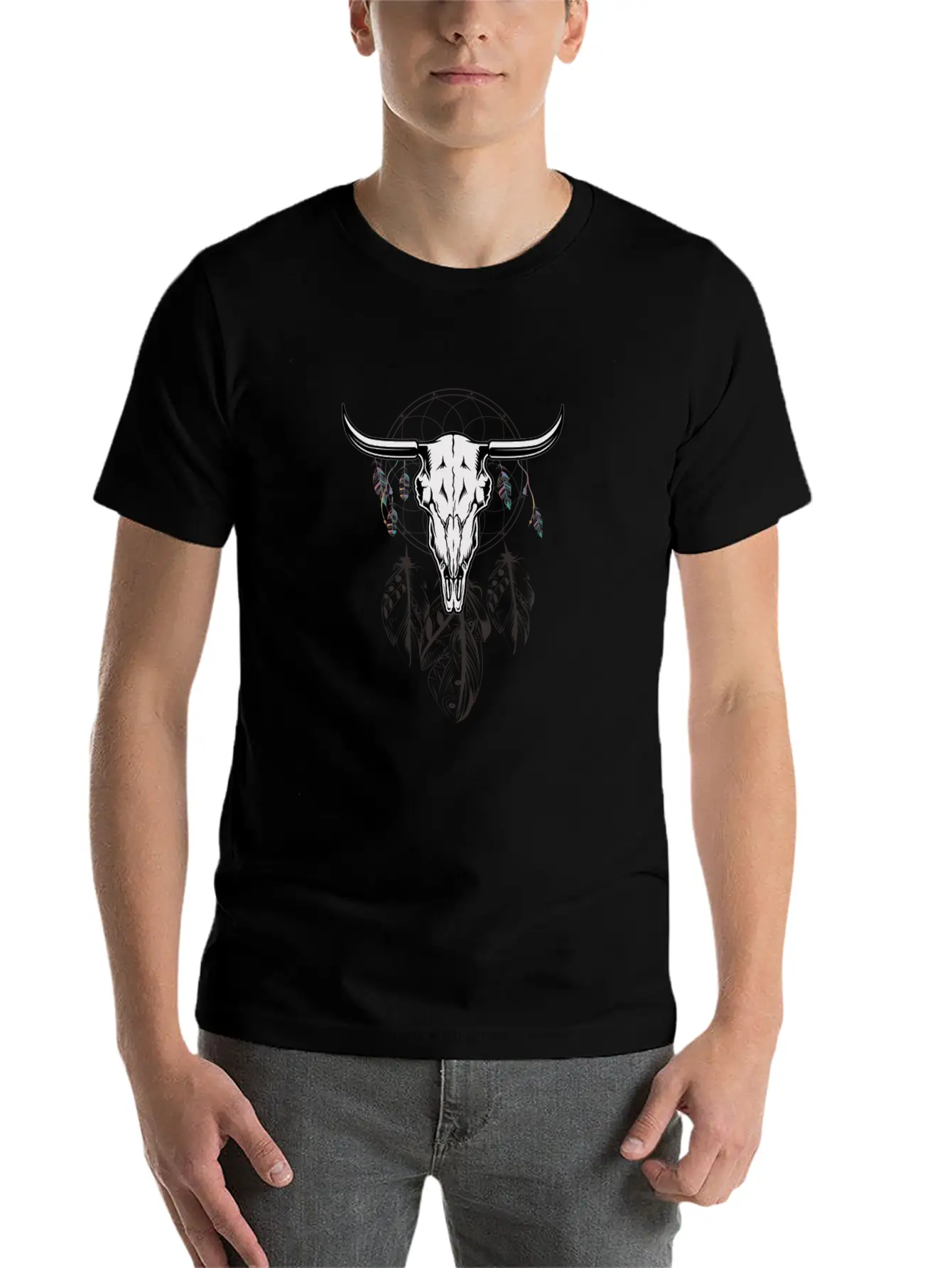 Western, Western Boho, Butterflies Basic Graphic T-Shirt – Daily Comfort In Soft Cotton