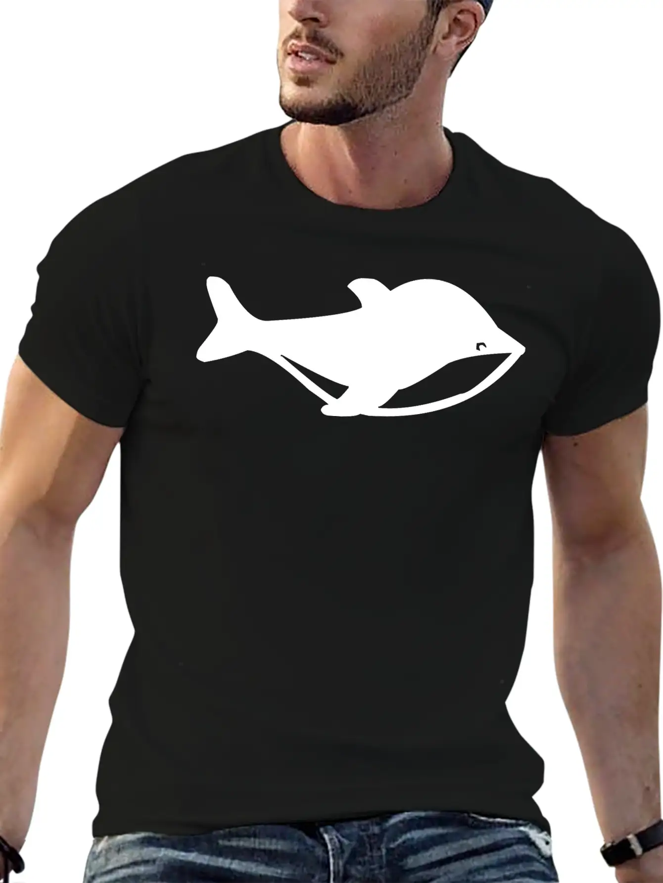 White Whale Basic Graphic T-Shirt – Daily Comfort In Soft Cotton