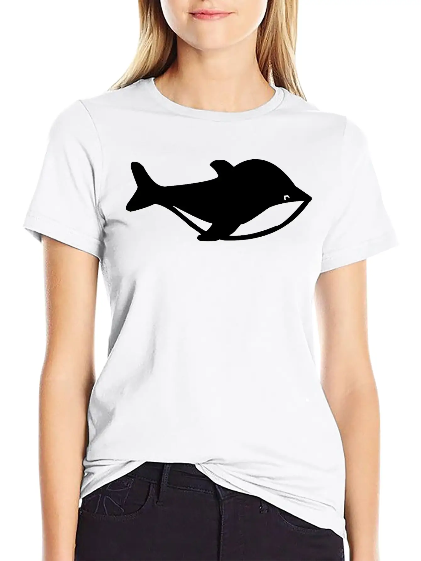 White Whale Basic Graphic T-Shirt – Daily Comfort In Soft Cotton