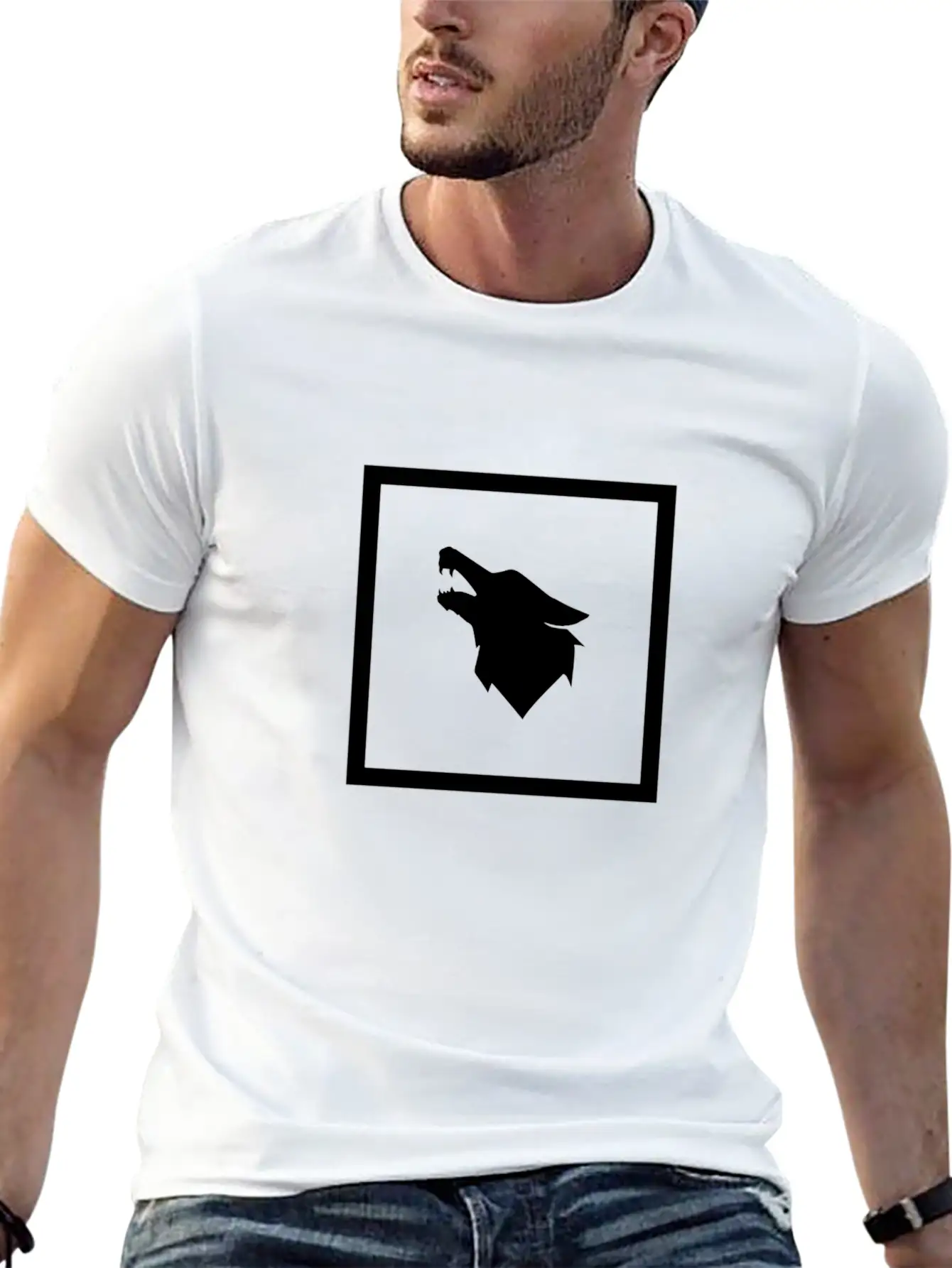 Wolf BoW Breathable Graphic T-Shirt – Perfect For Casual Days