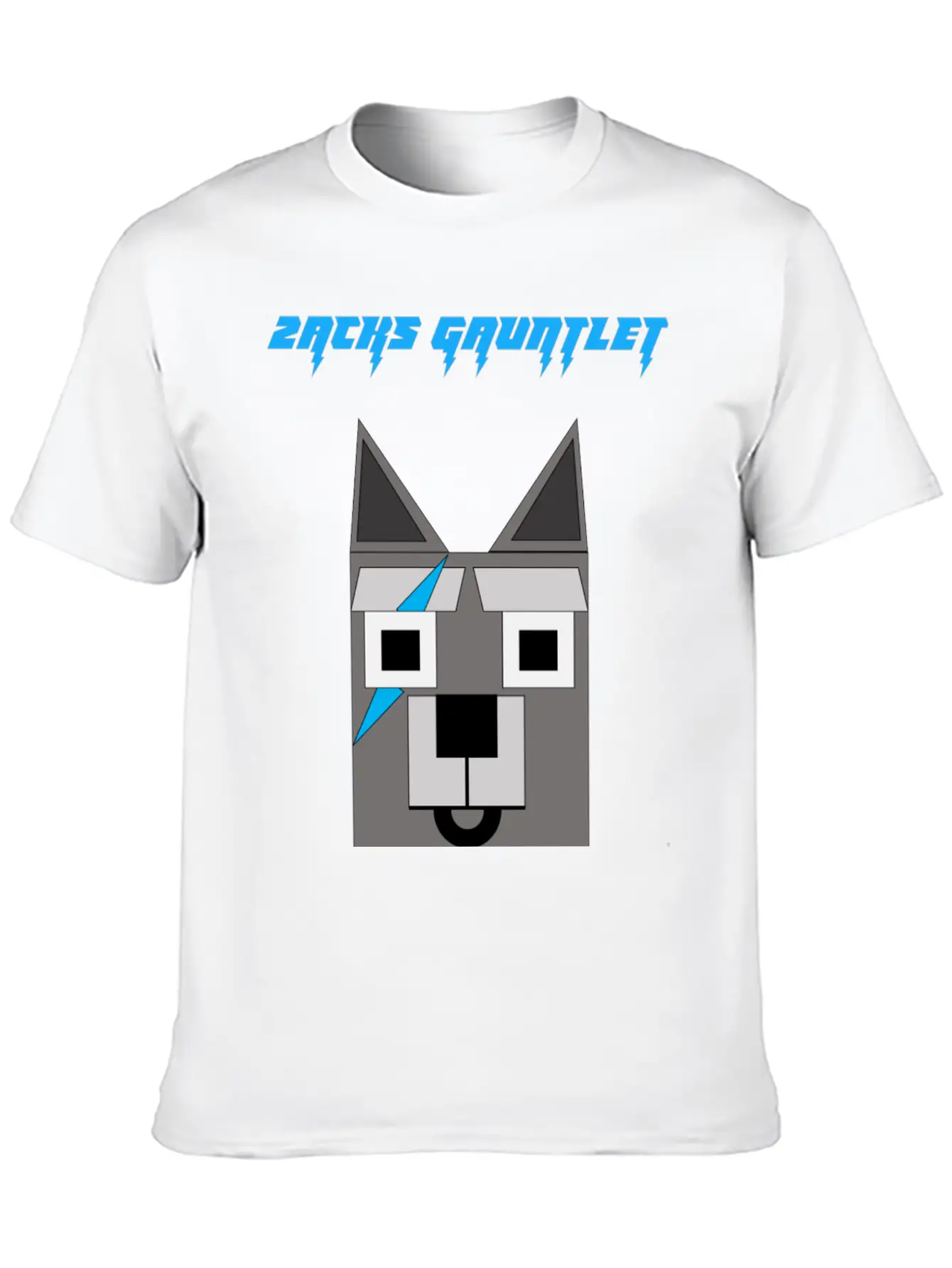 Zacks Gauntlet Wolf Basic Graphic T-Shirt – Daily Comfort In Soft Cotton