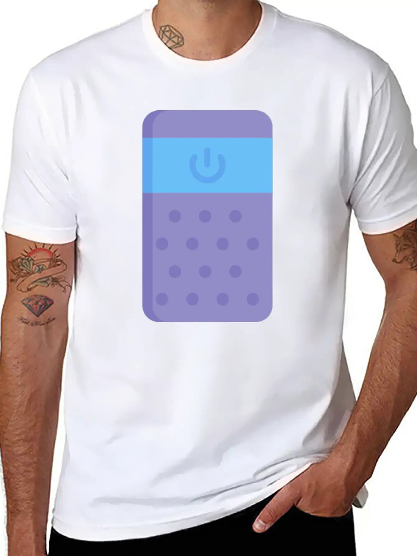 038 Smart Speaker Unisex Casual T-Shirt – Clean Design For Daily Comfort
