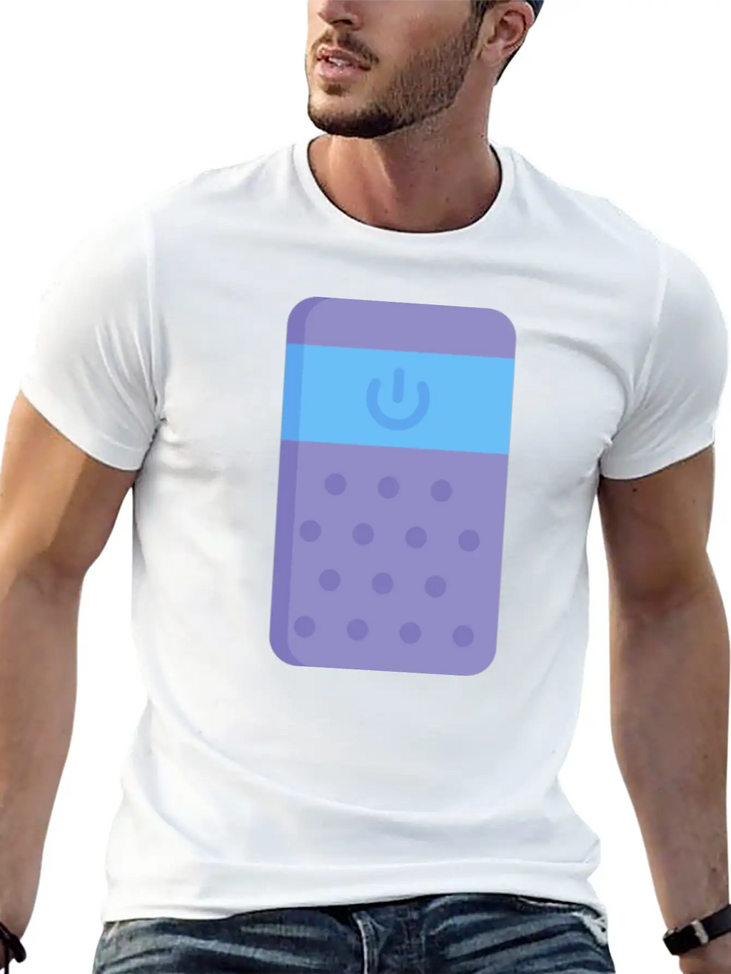 038 Smart Speaker Unisex Casual T-Shirt – Clean Design For Daily Comfort