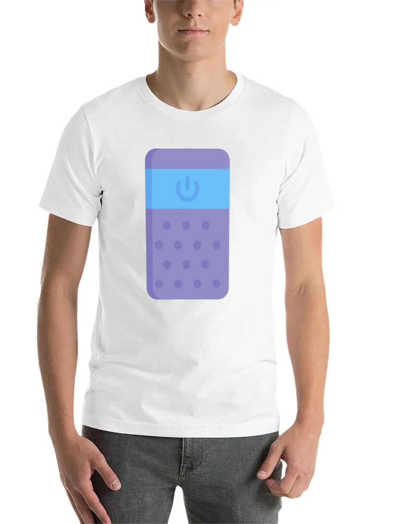 038 Smart Speaker Unisex Casual T-Shirt – Clean Design For Daily Comfort