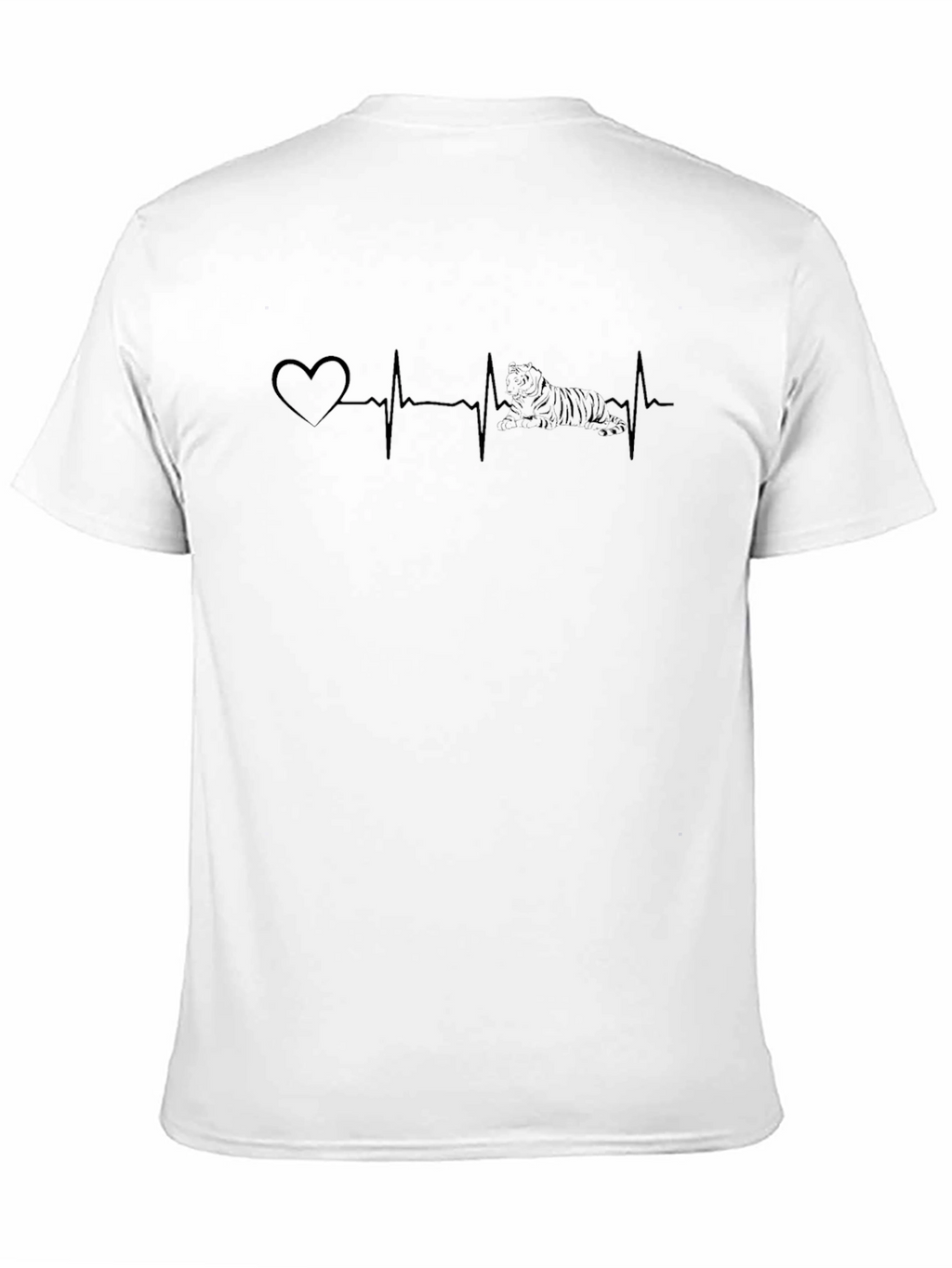 Tiger Beat T-Shirt - Heartbeat Design