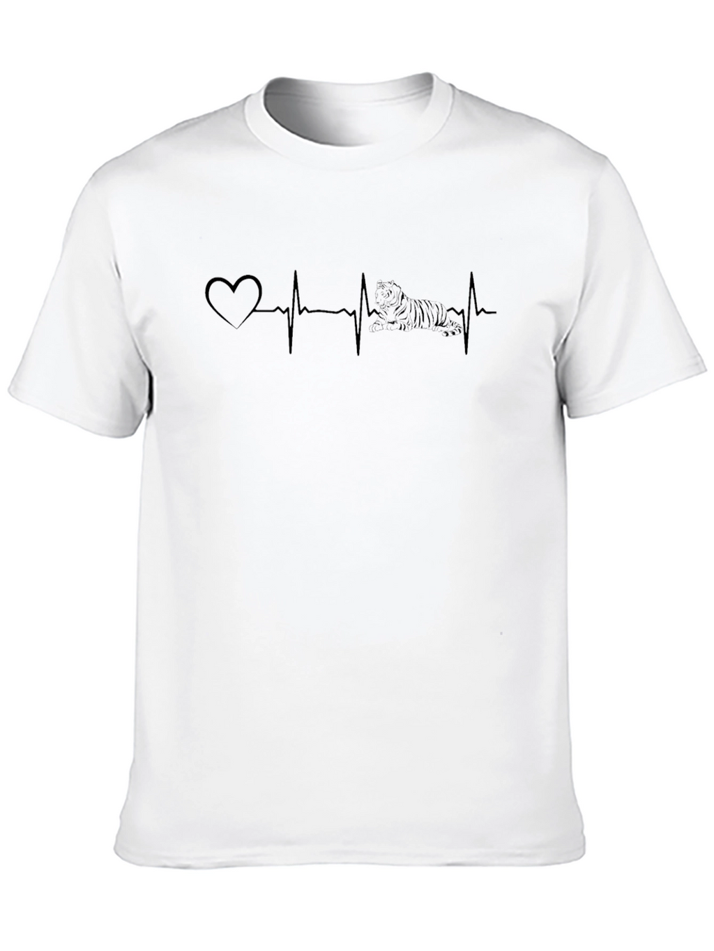 Tiger Beat T-Shirt - Heartbeat Design